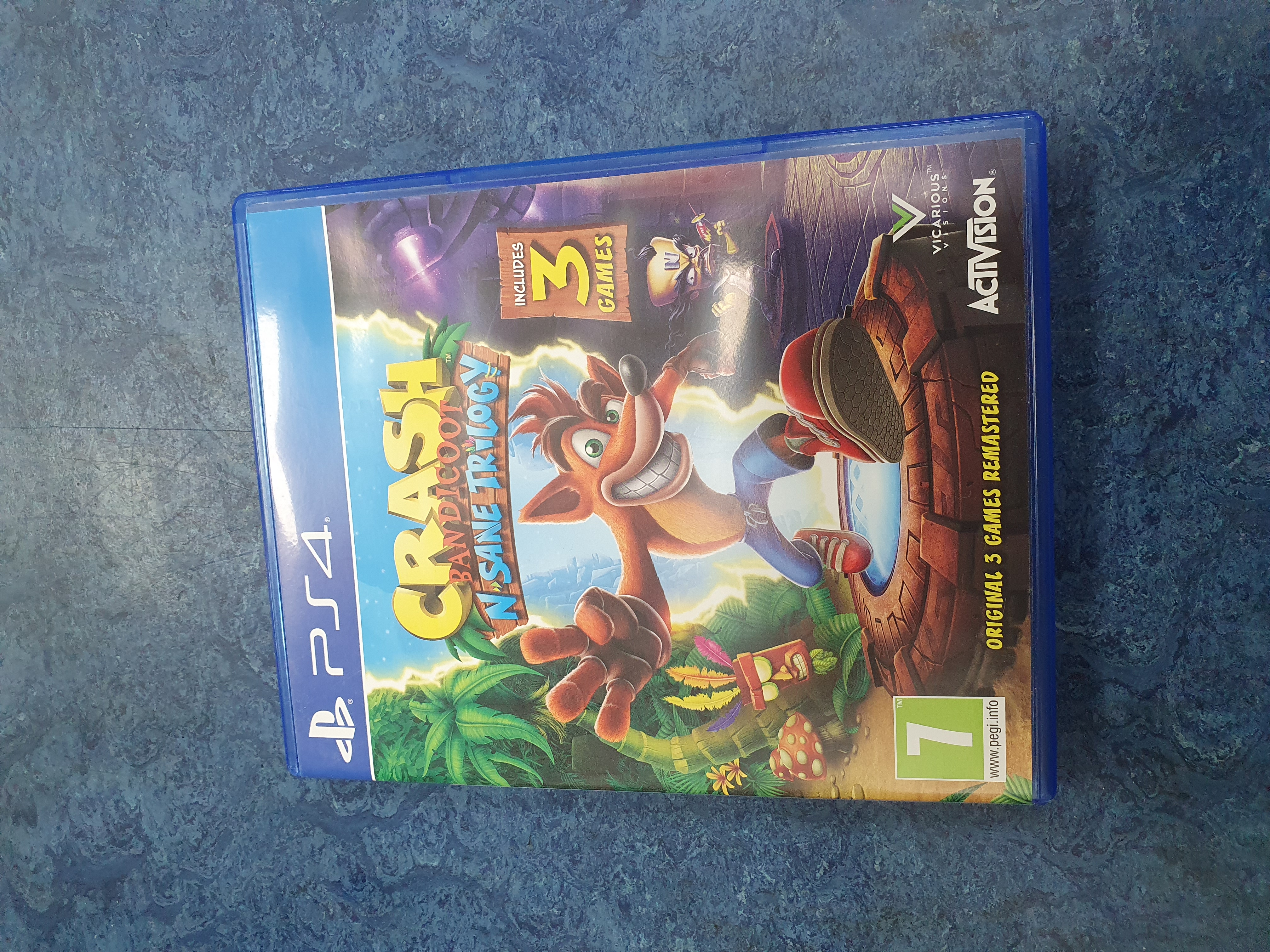 Product photo for Playstaion 4 PS4 Games Crash Bandicoot N'Sane Trilogy