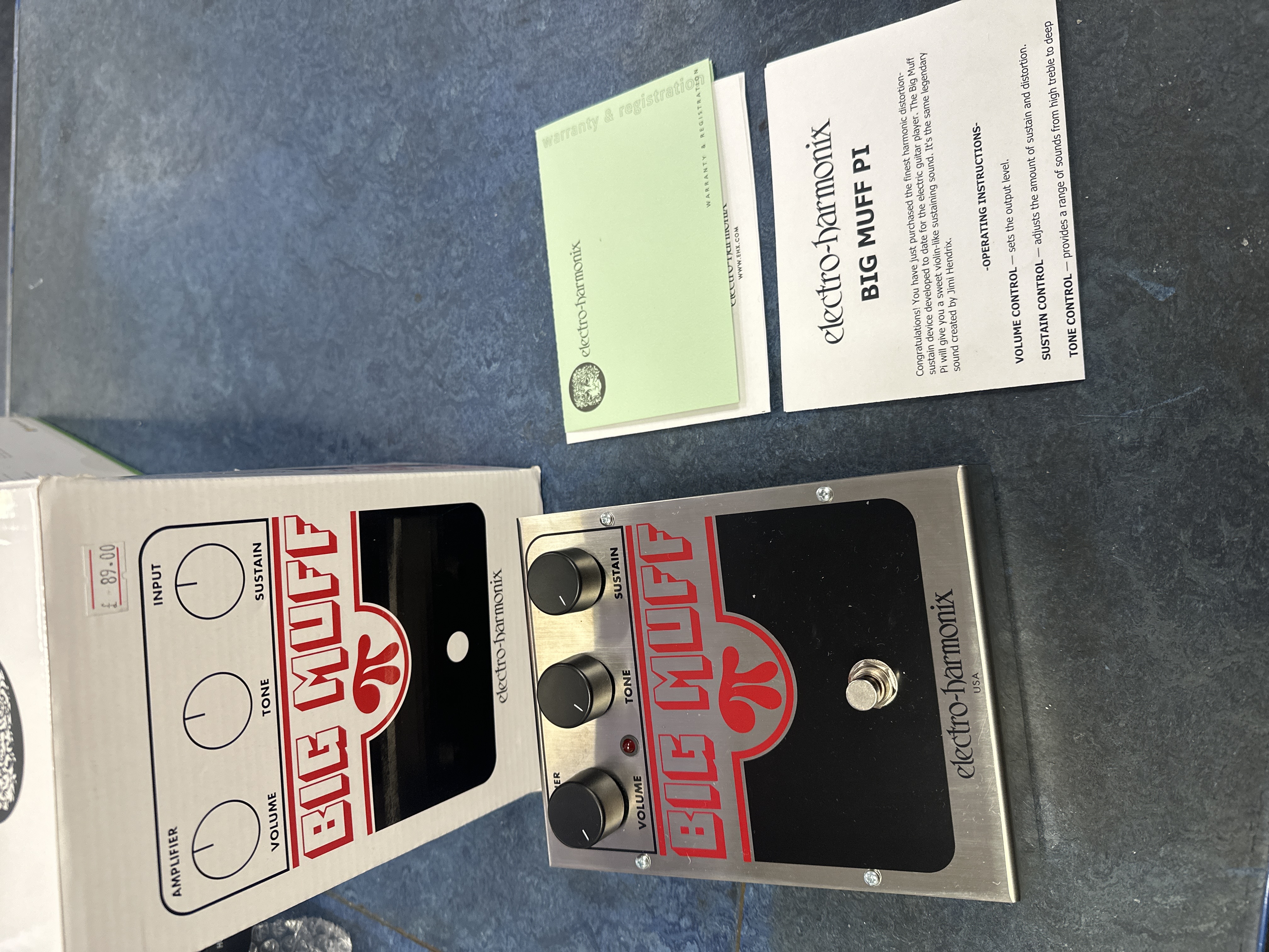 Product photo for Electro harmonix  big muff electro harmonix distortion