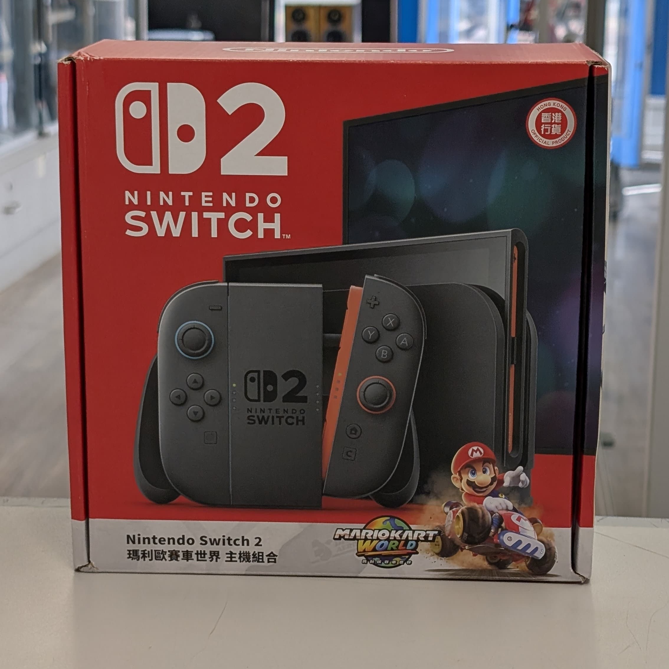 Product photo for Nintendo Switch 2 Mario Kart World Console - New boxed HonKong Model UK Plug