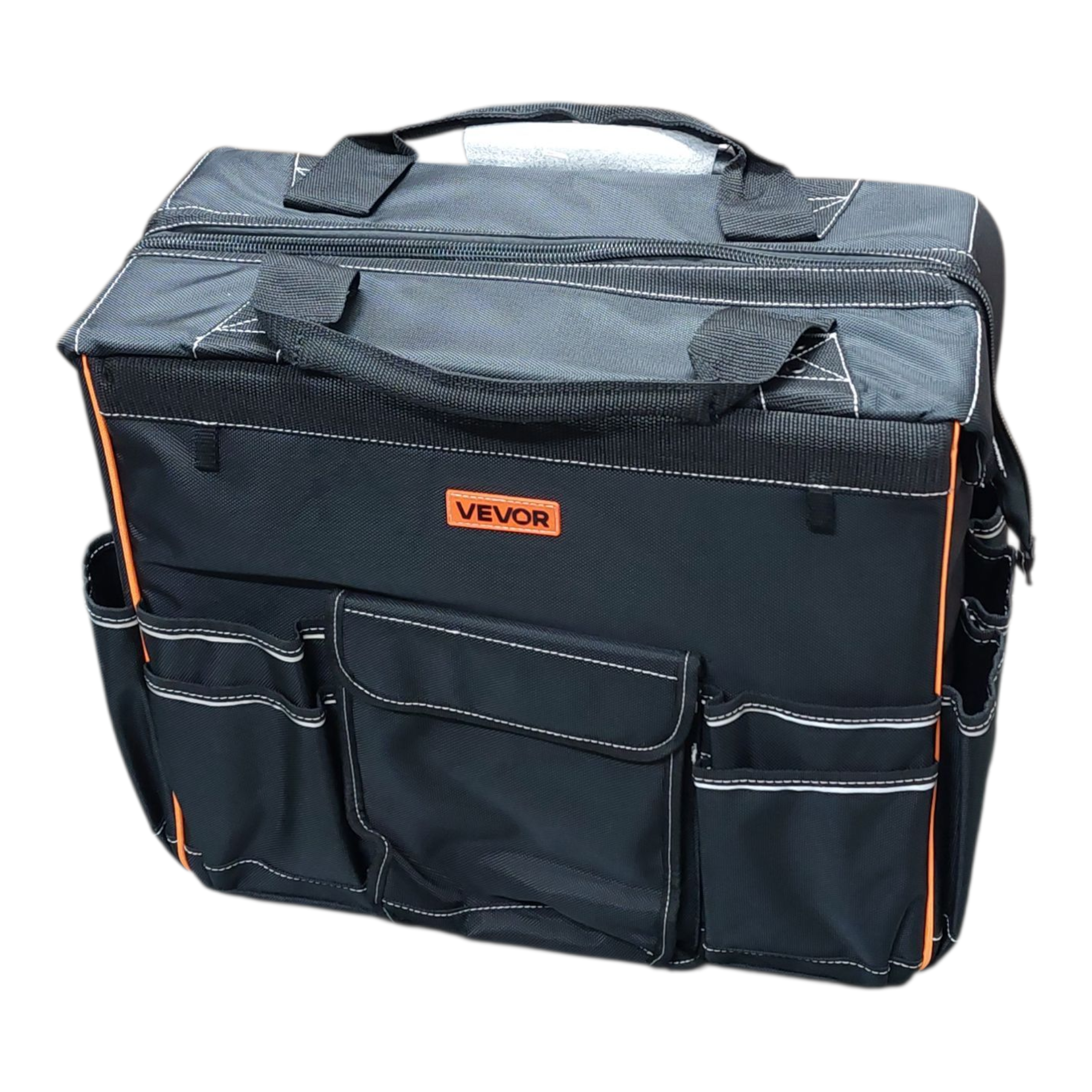 Product photo for VEVOR Rolling Tool Bag 27 Pockets Heavy‑Duty Roller Box on Wheels