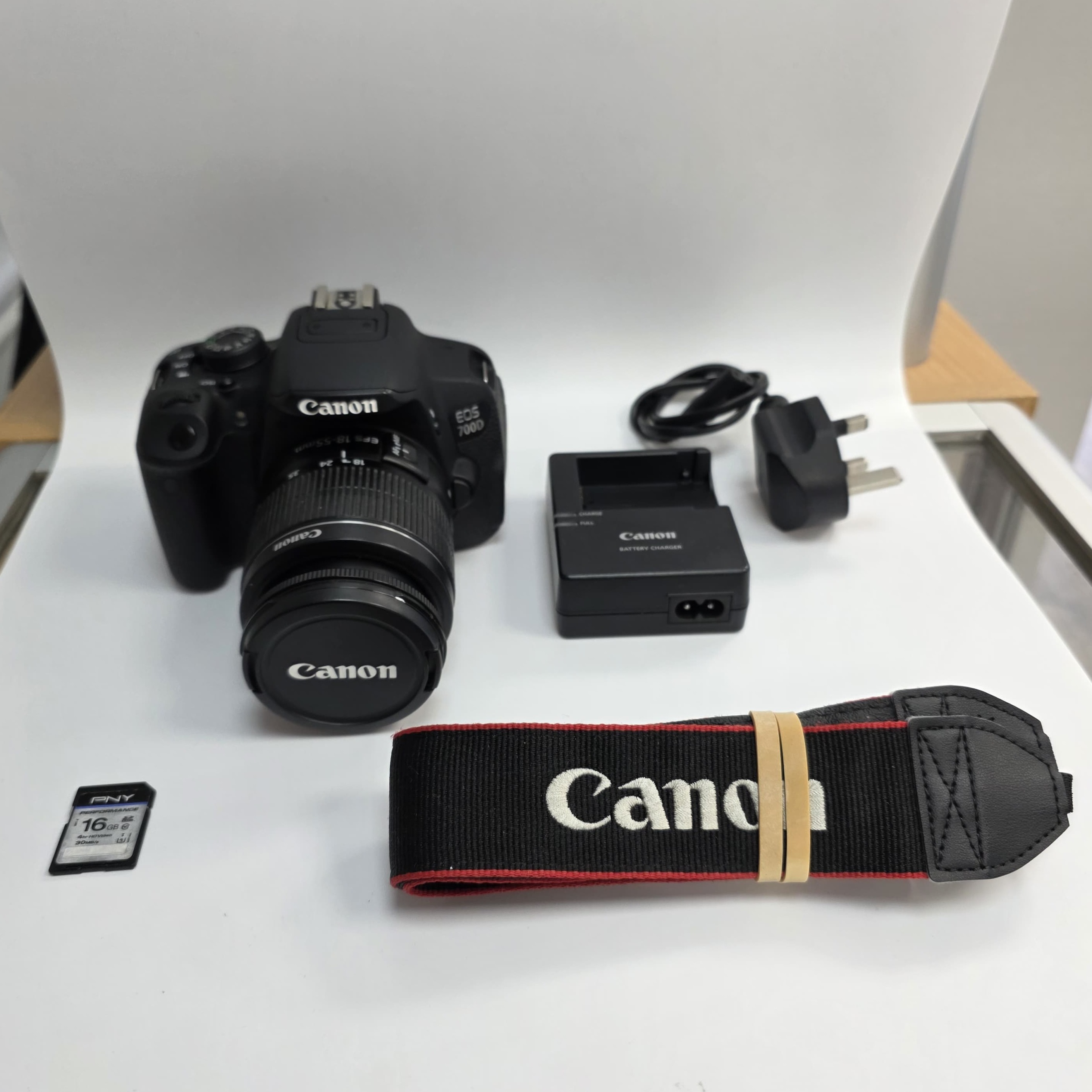 Product photo for Canon EOS 700D DSLR with 18-55mm Lens