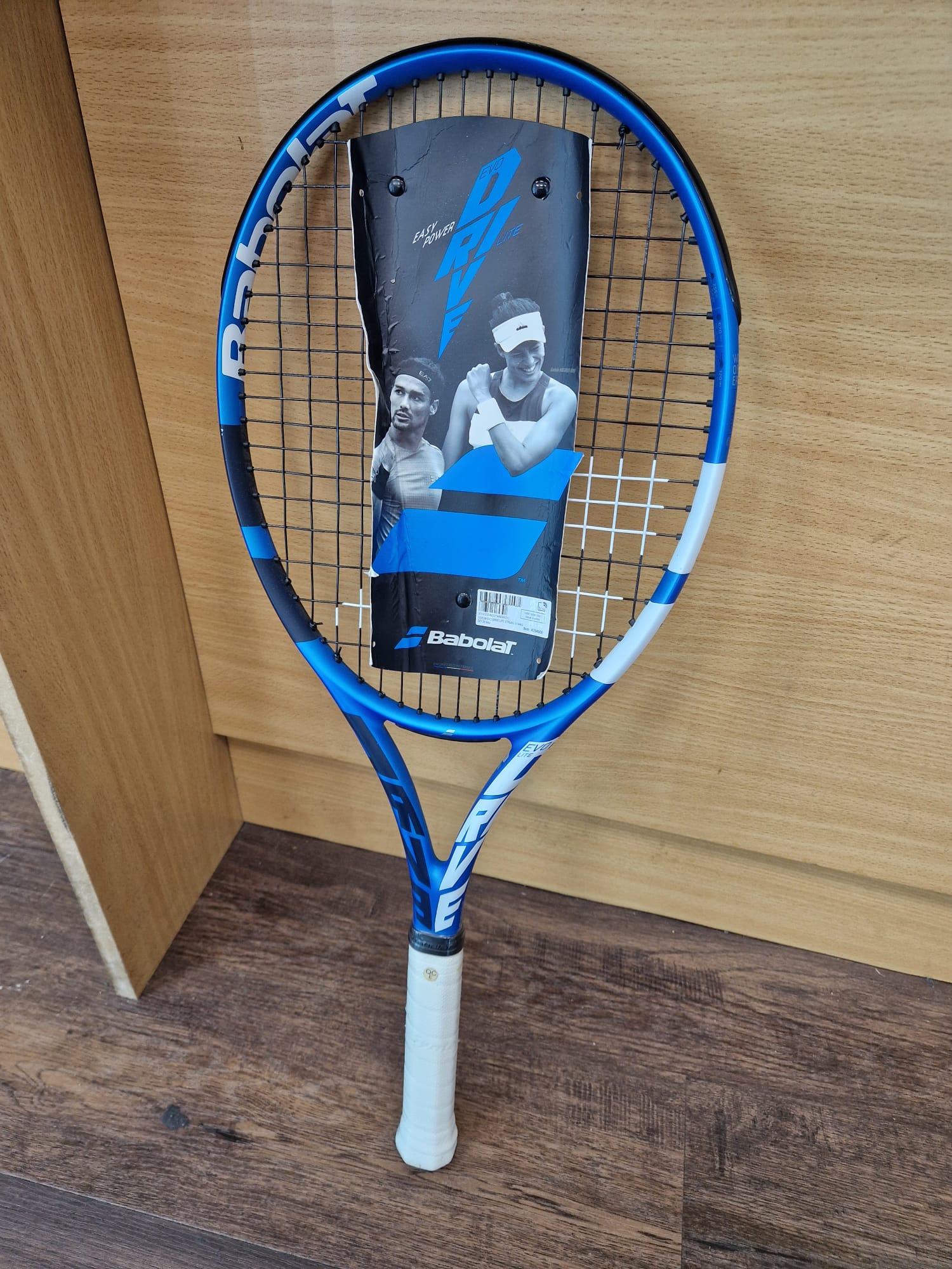 Product photo for Babolat  Babolat Evo Drive Lite Blue EU2 Grip 255g 670cm² VG Condition 12M Warranty