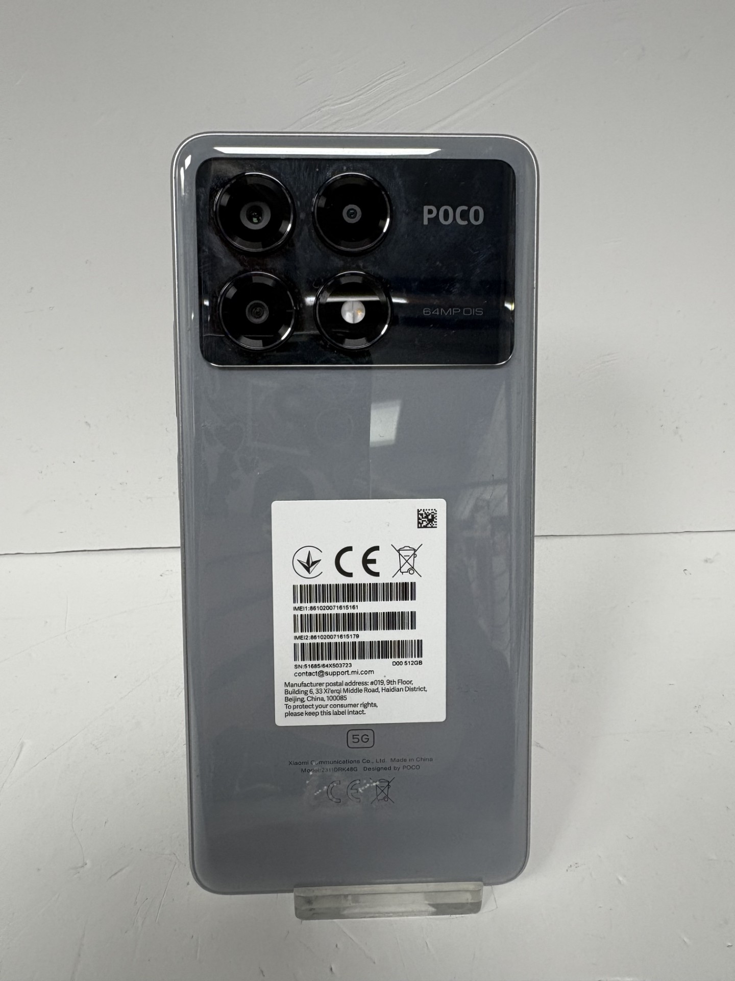 Product photo for POCO poco x6 pro 5g 512gb grey unlocked unboxed
