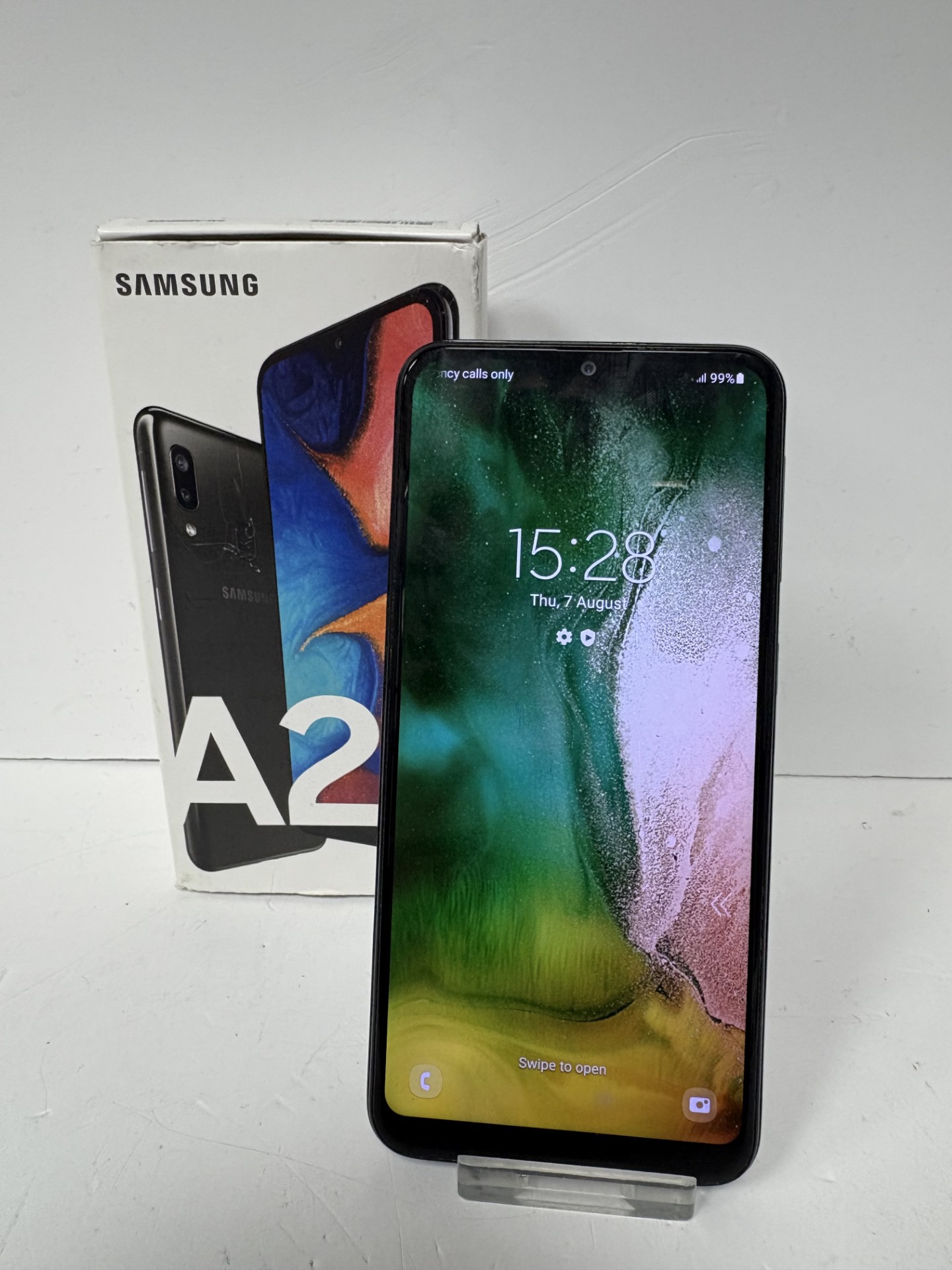 Product photo for SAMSUNG GALAXY A20E 32GB BLACK UNLOCKED BOXED