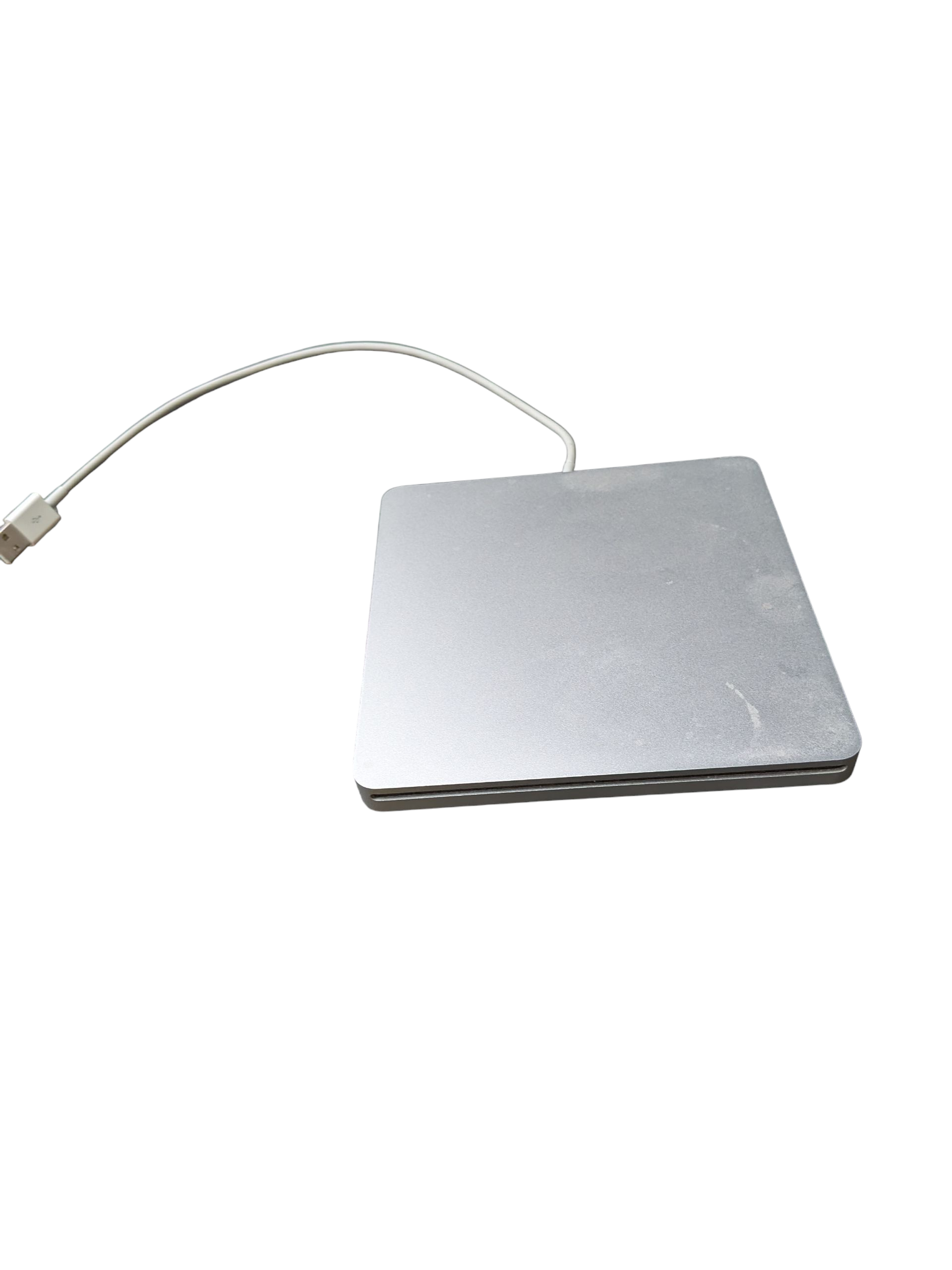 Product photo for Apple USB SuperDrive A1379 External CD/DVD Slot Drive – Used, Good Condition