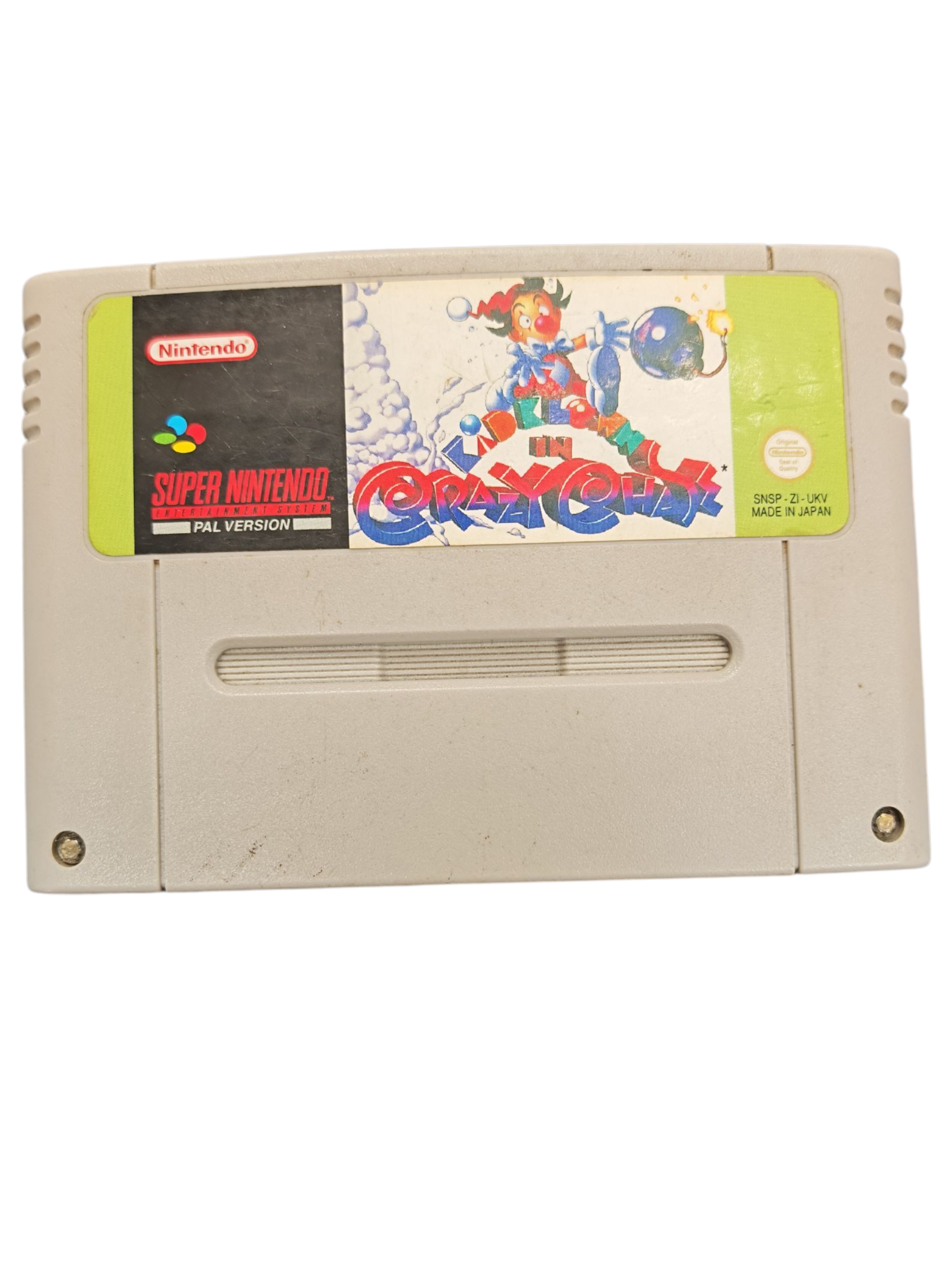 Product photo for Nintendo Kid Clown in Crazy Chase - SNES