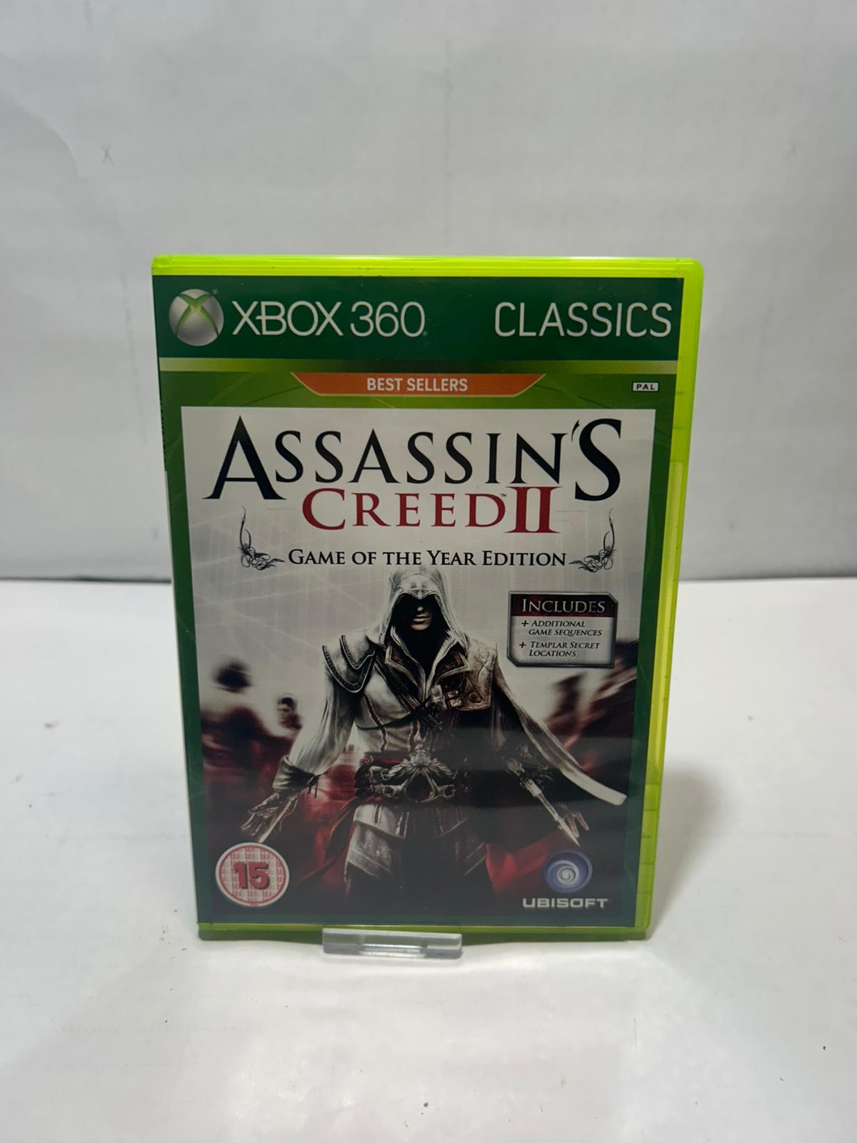 Product photo for Assassins Creed II Xbox 360
