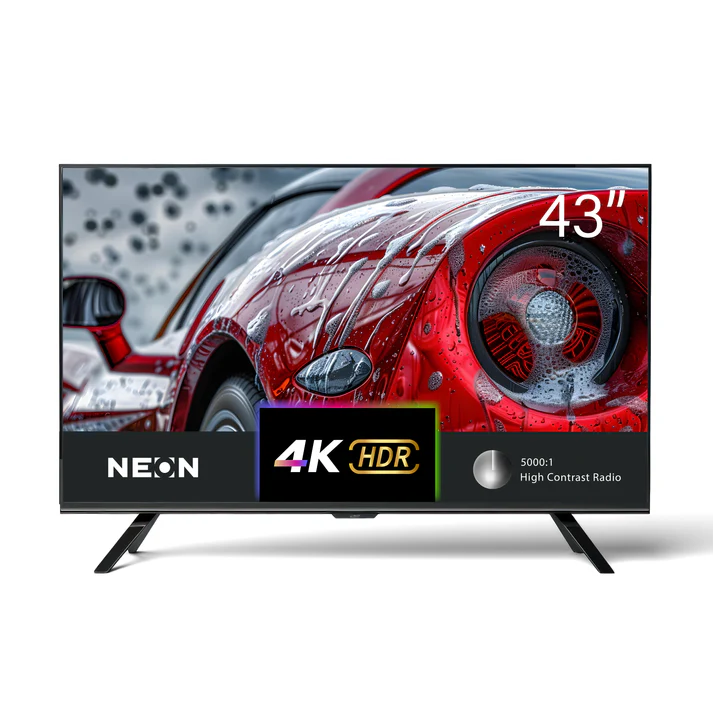 Product photo for Neon 43'' Ultra Thin Frameless Smart TV 4K