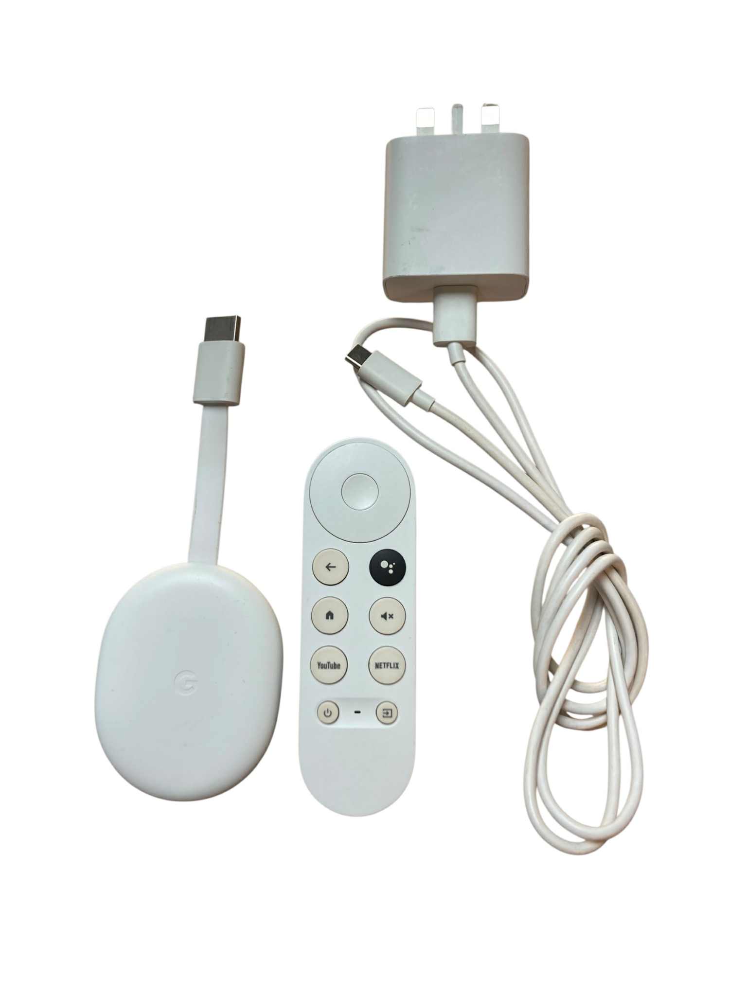 Product photo for Google Chromecast W/Google TV & Voice Remote (HD) 2022