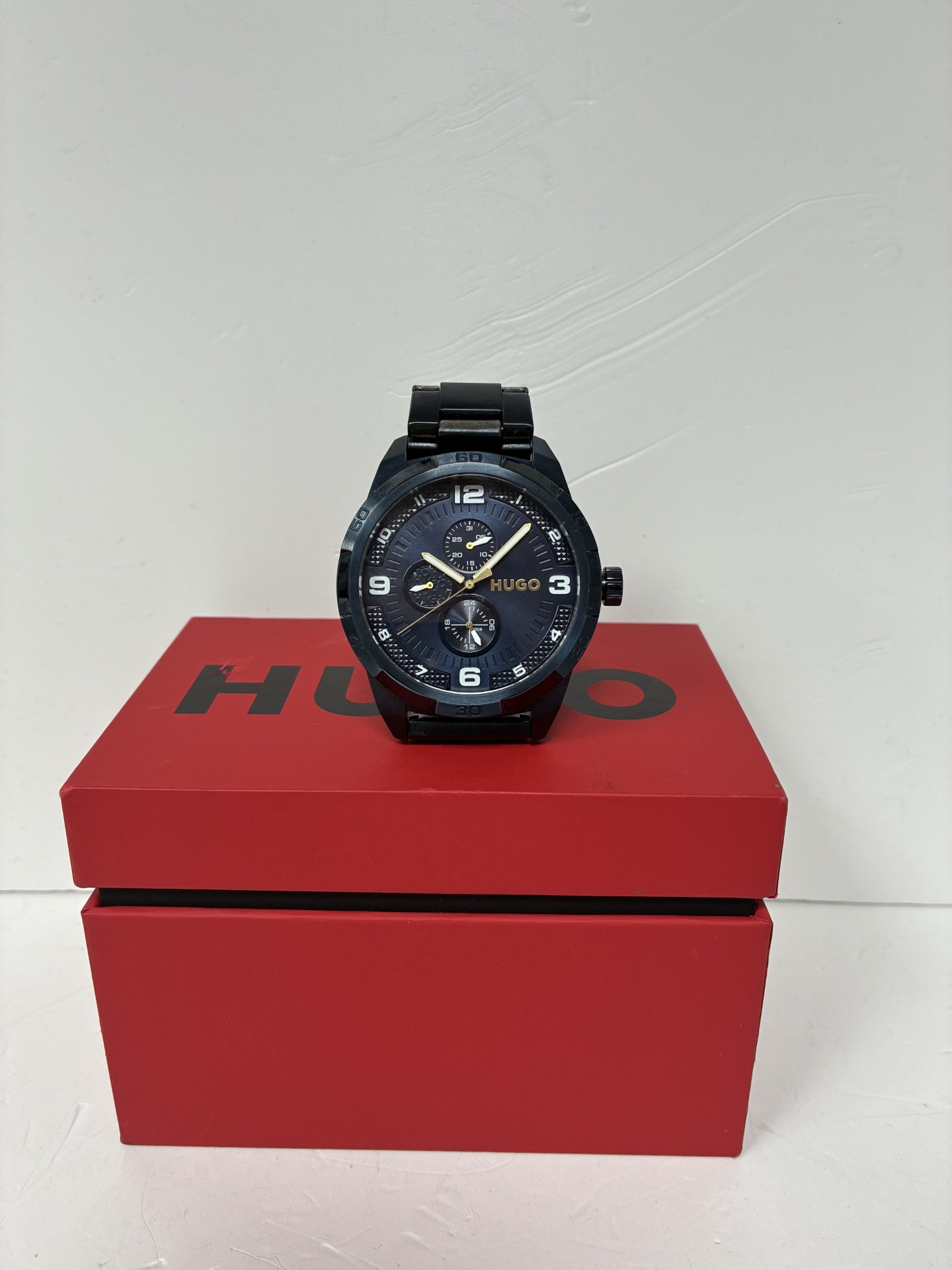 Product photo for HUGO BOSS STAINLESS STEEL WATCH BOXED