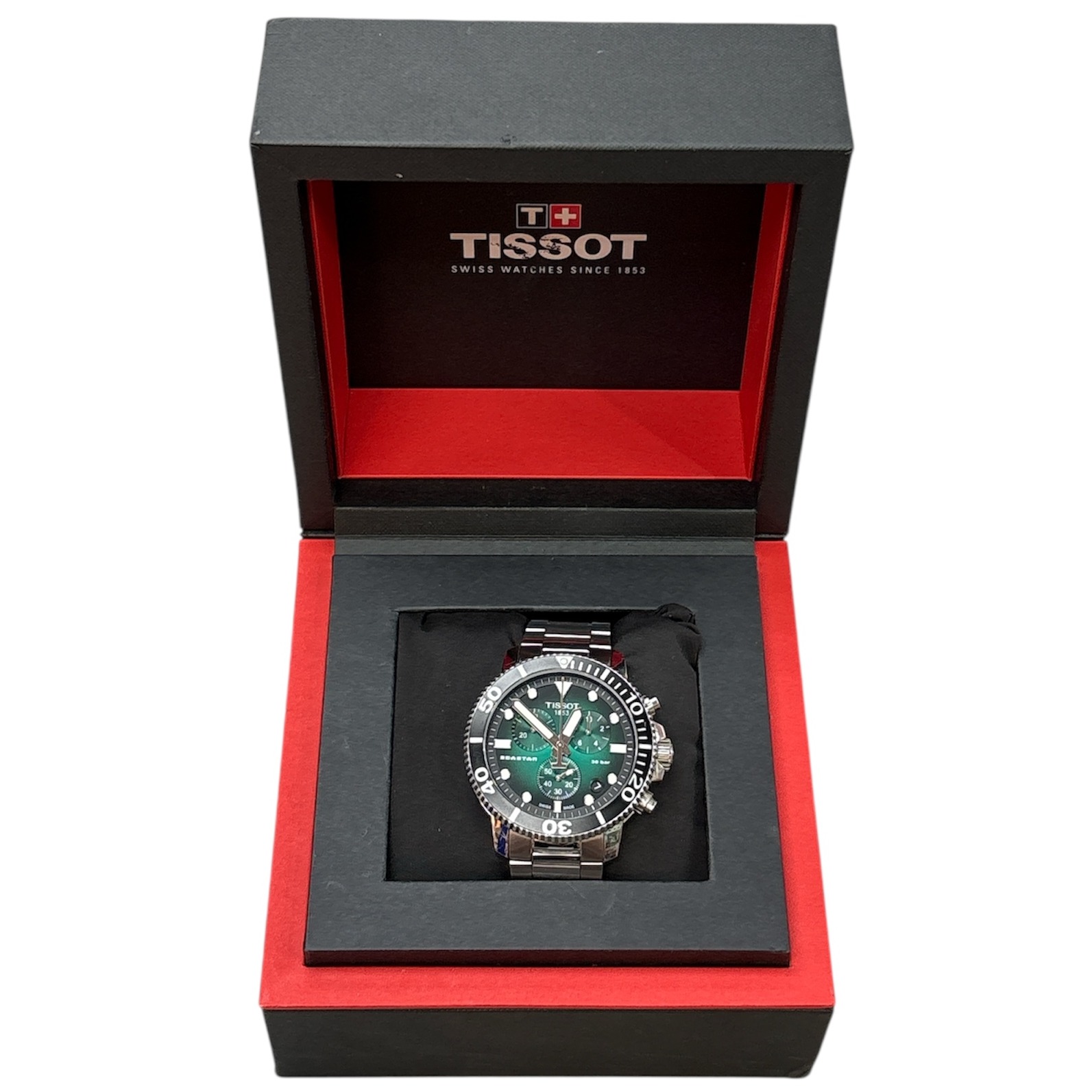 Product photo for Tissot Seastar 1000 Chronograph Watch T120.417.11.091.01