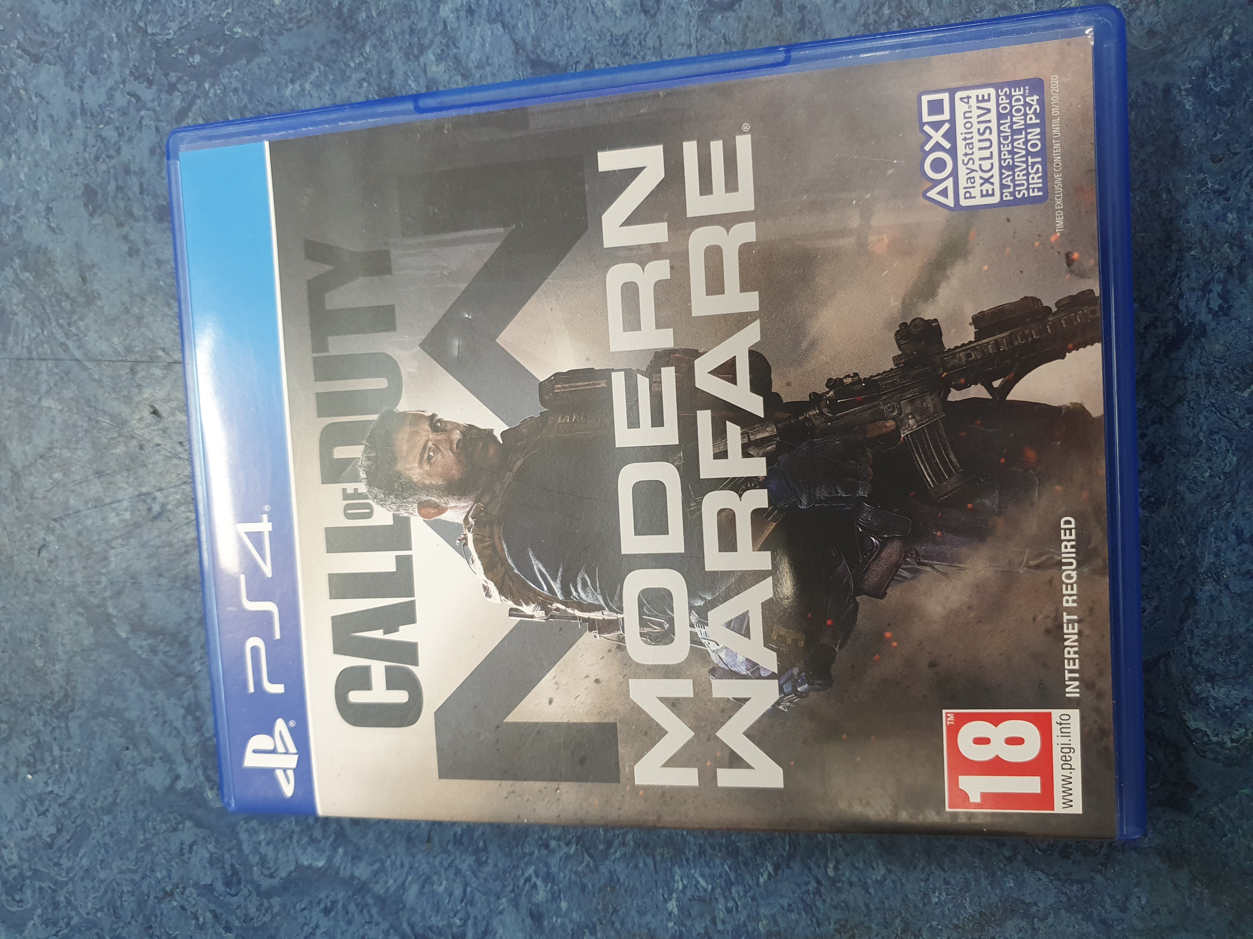 Product photo for Playstaion 4 PS4 COD Modern Warfare