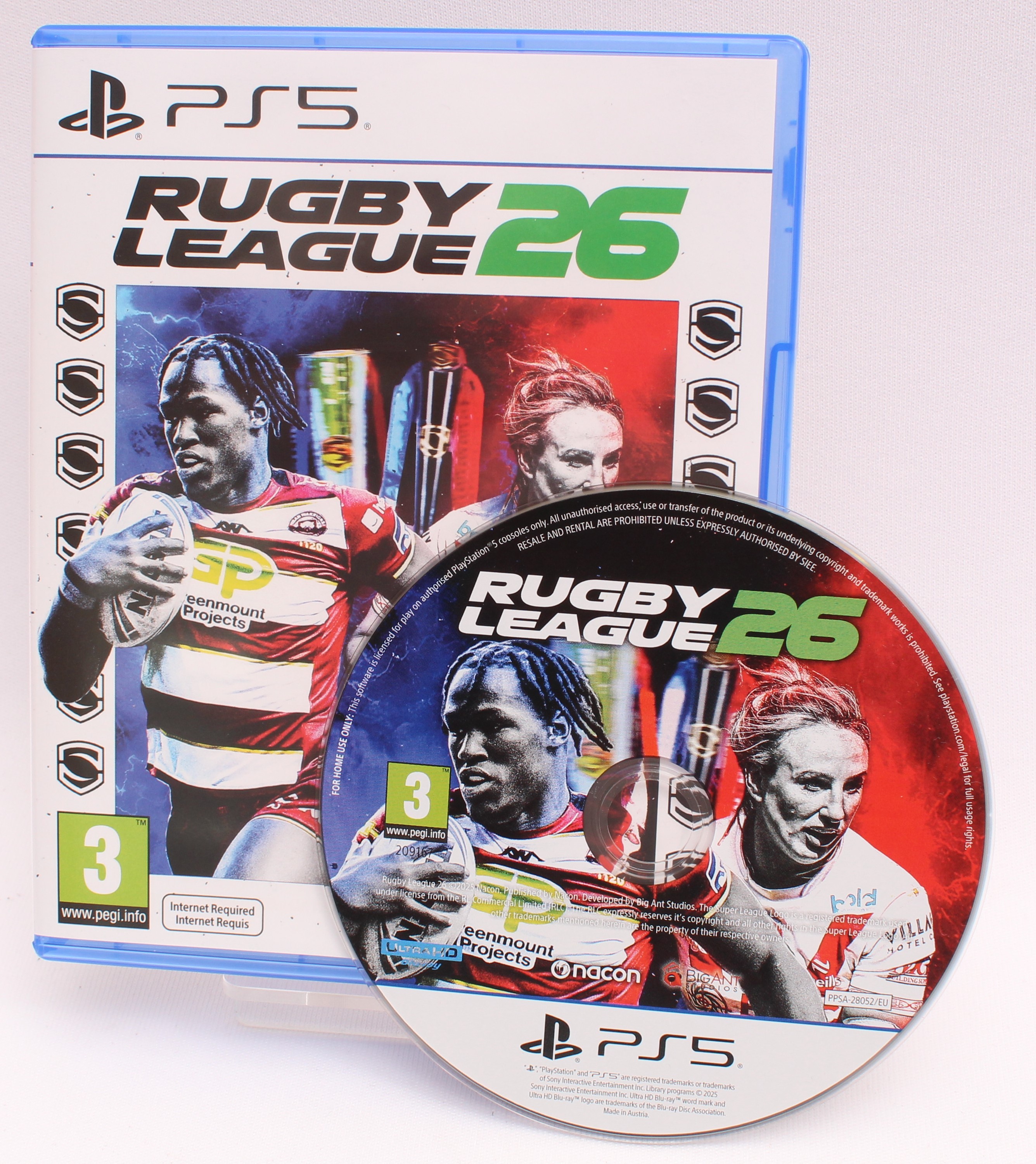 Product photo for PlayStation Rugby League 26 5 PS5 Video Game (VG)