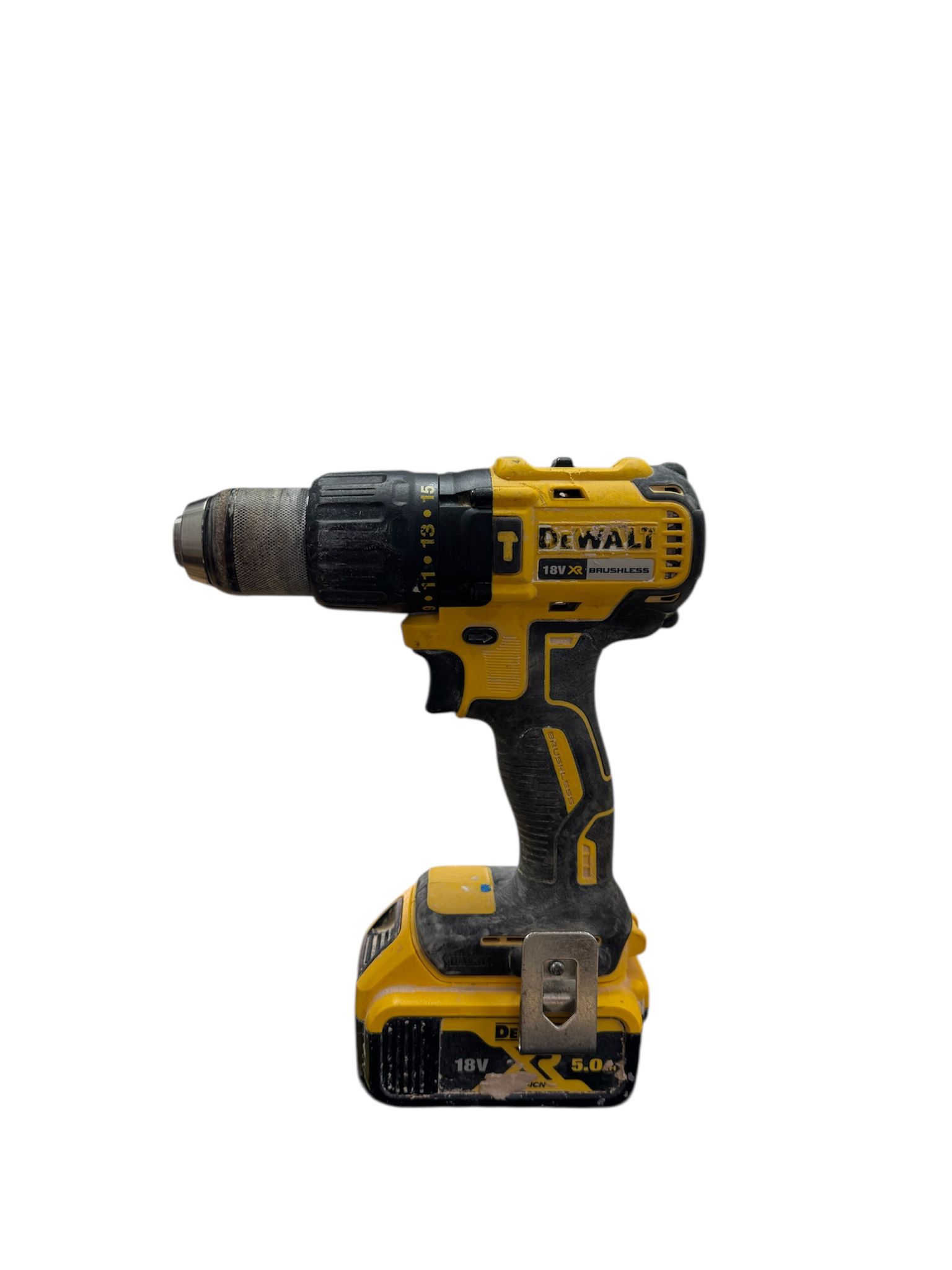 Product photo for Dewalt 18v Brushless Combi Drill & 5ah Battery DCD778