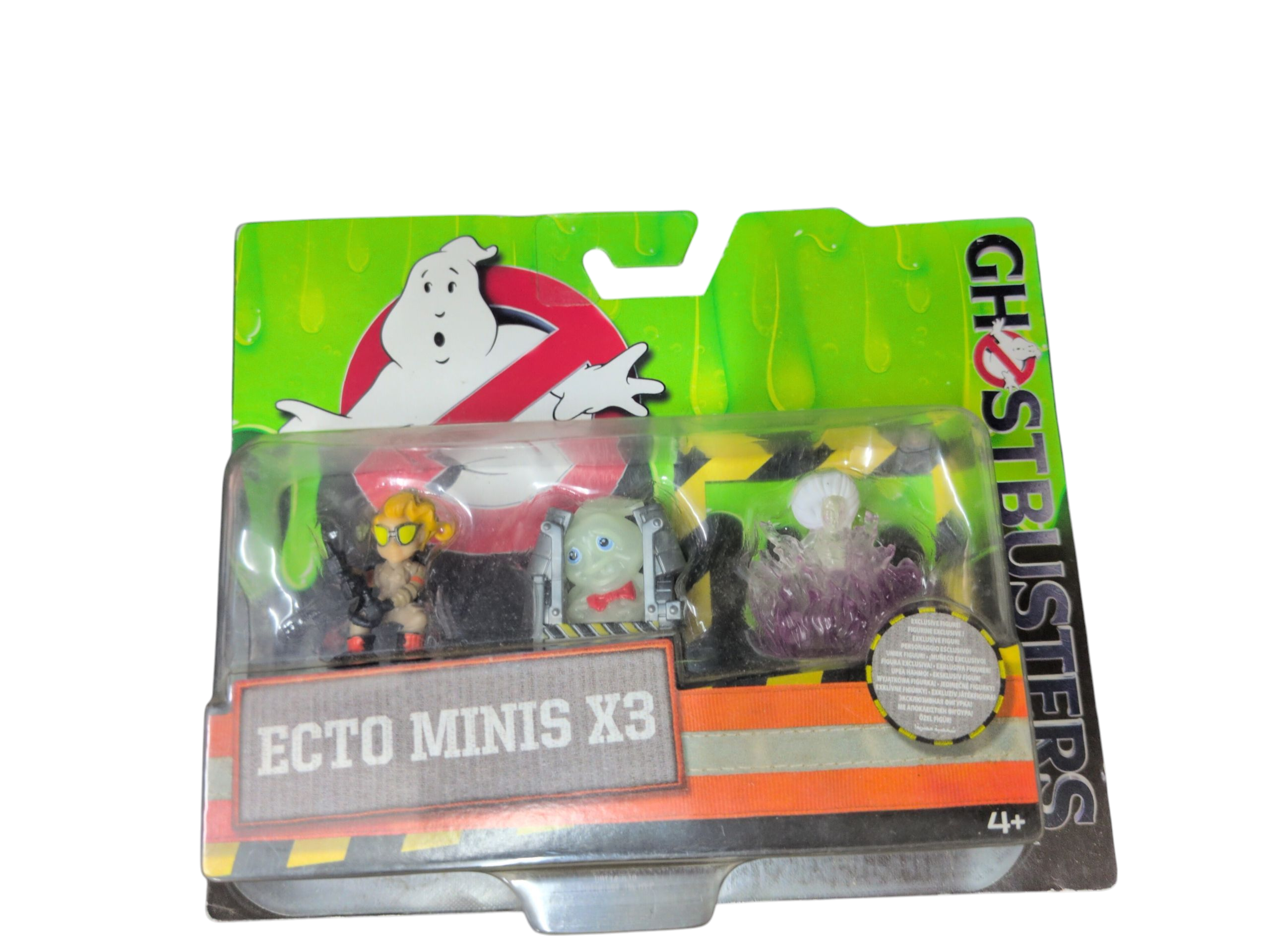 Product photo for Ghostbusters Ecto Minis x3 – Mattel 2016 Damaged Packaging