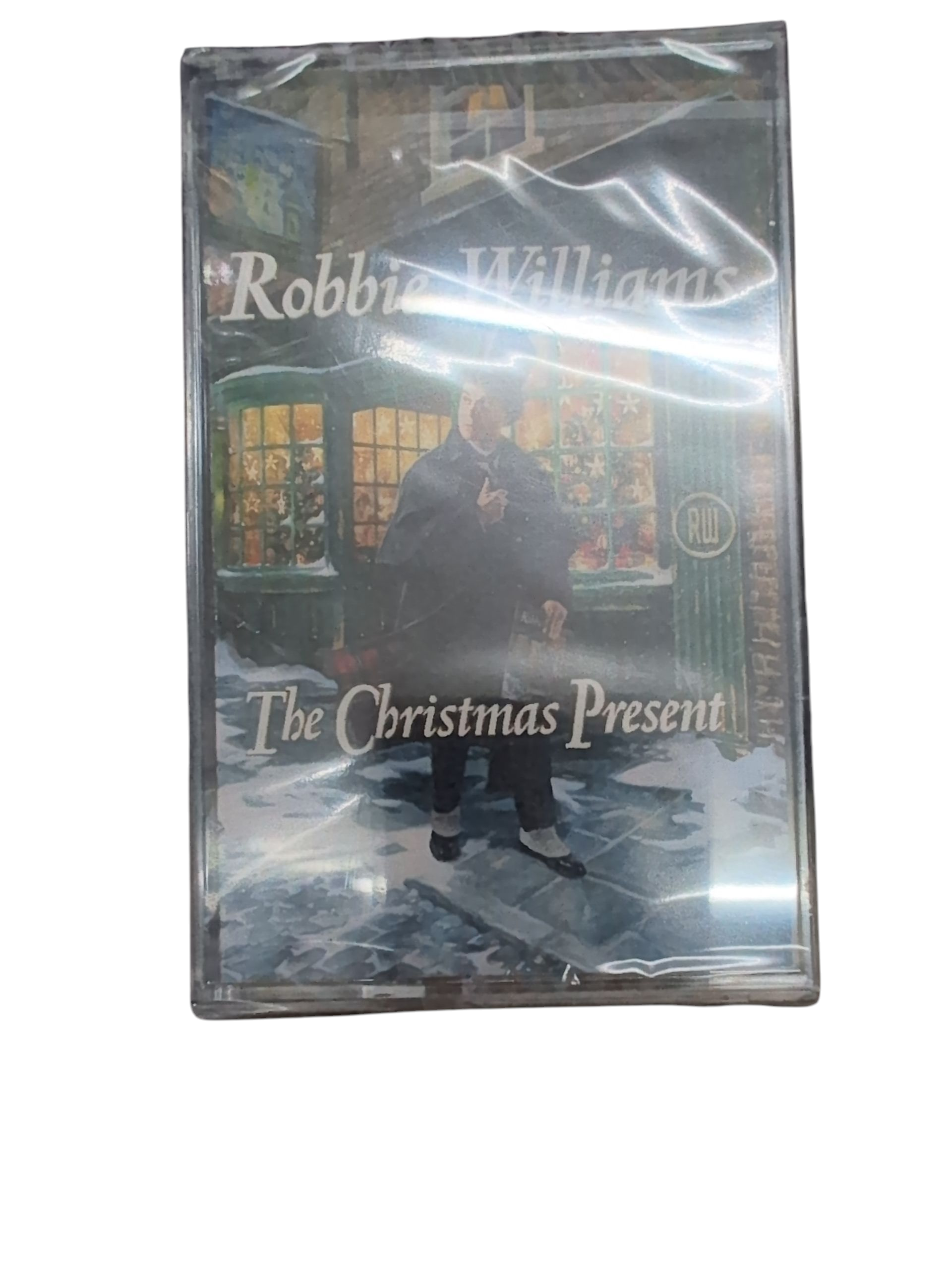 Product photo for Robbie Williams – The Christmas Present Vintage Cassette Tape Red or Green