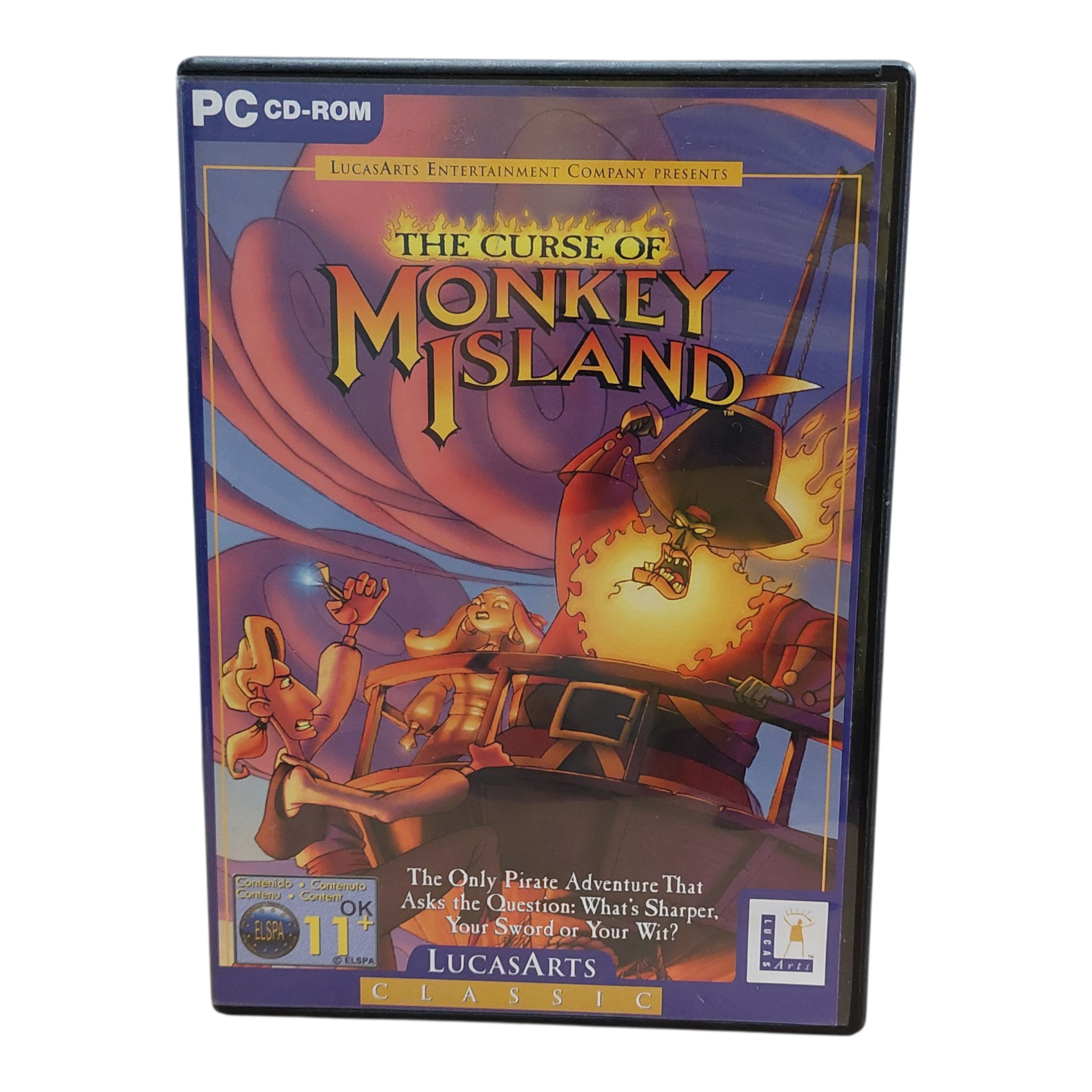 Product photo for The Curse of Monkey Island PC CD‑ROM LucasArts Classic