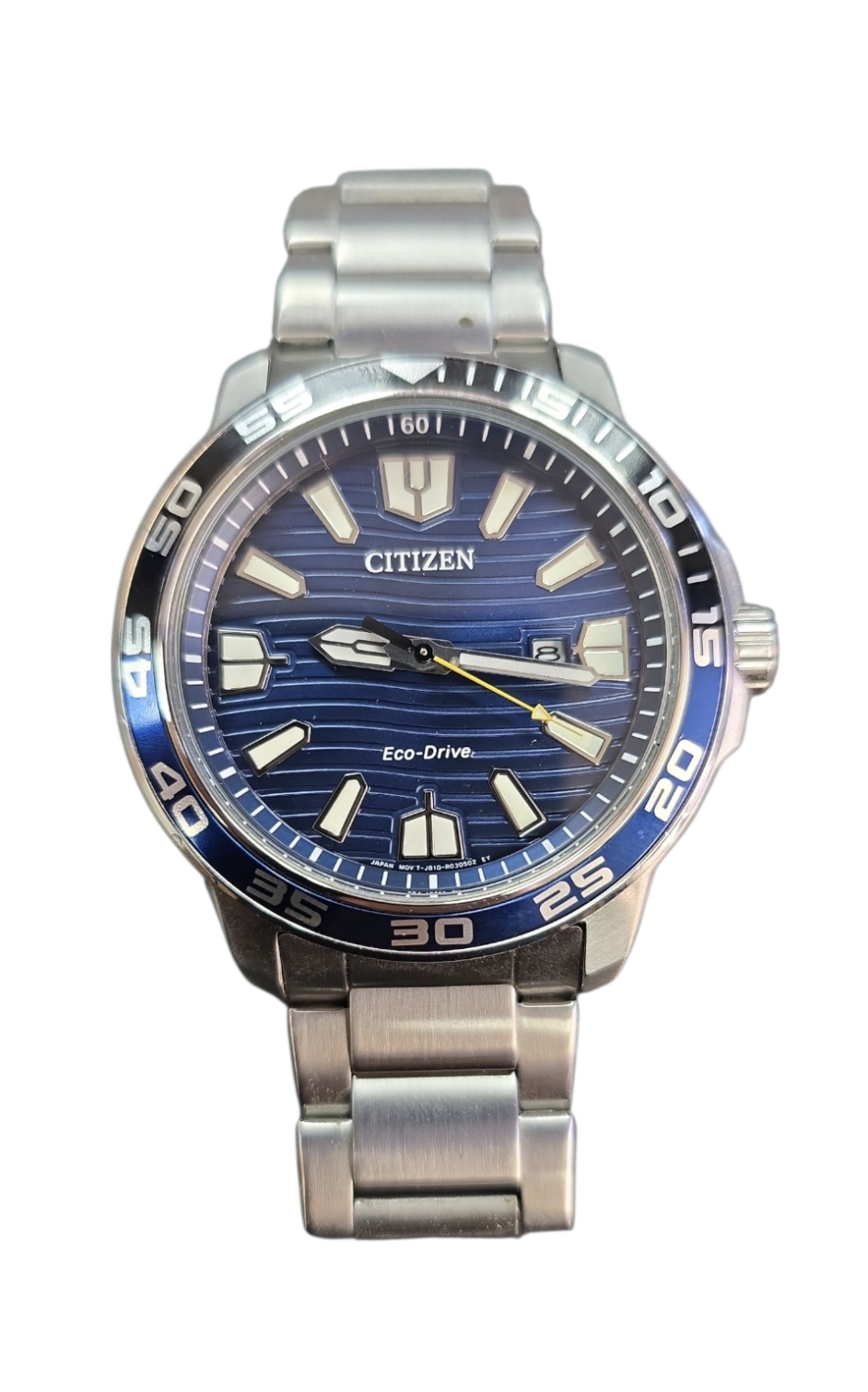 Product photo for citizen marine aw1525-81l Blue face