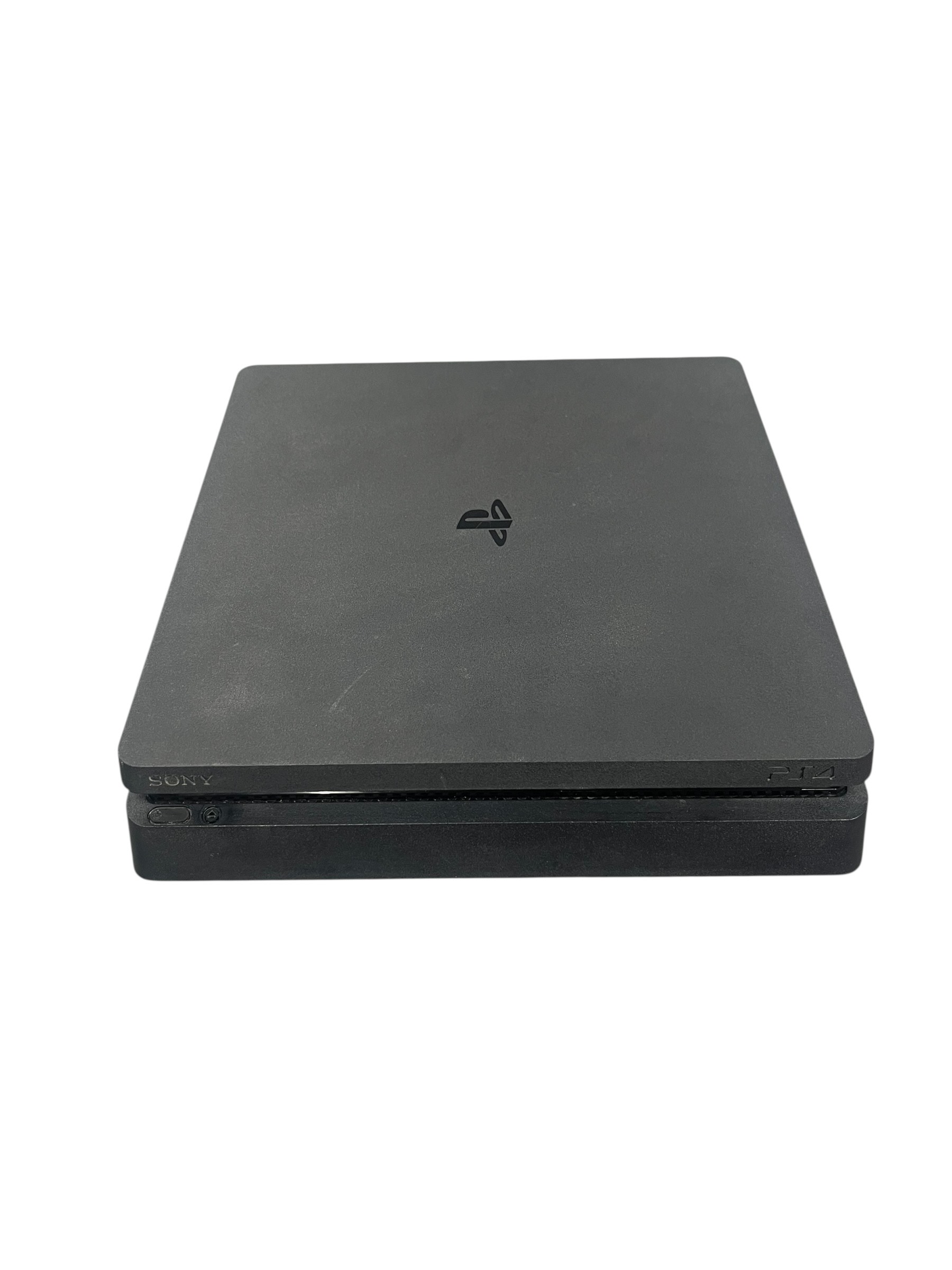 Product photo for Playstation 4 Slim Console, 500GB Black, Unboxed