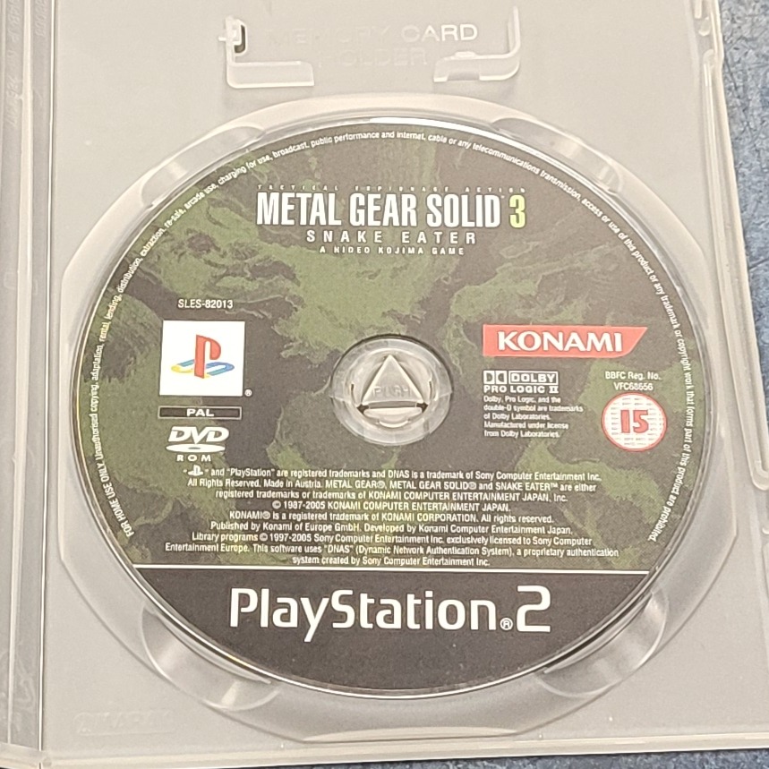 Product photo for Sony PlayStation Metal Gear Solid 3: Snake Eater Sony PlayStation 2 PS2