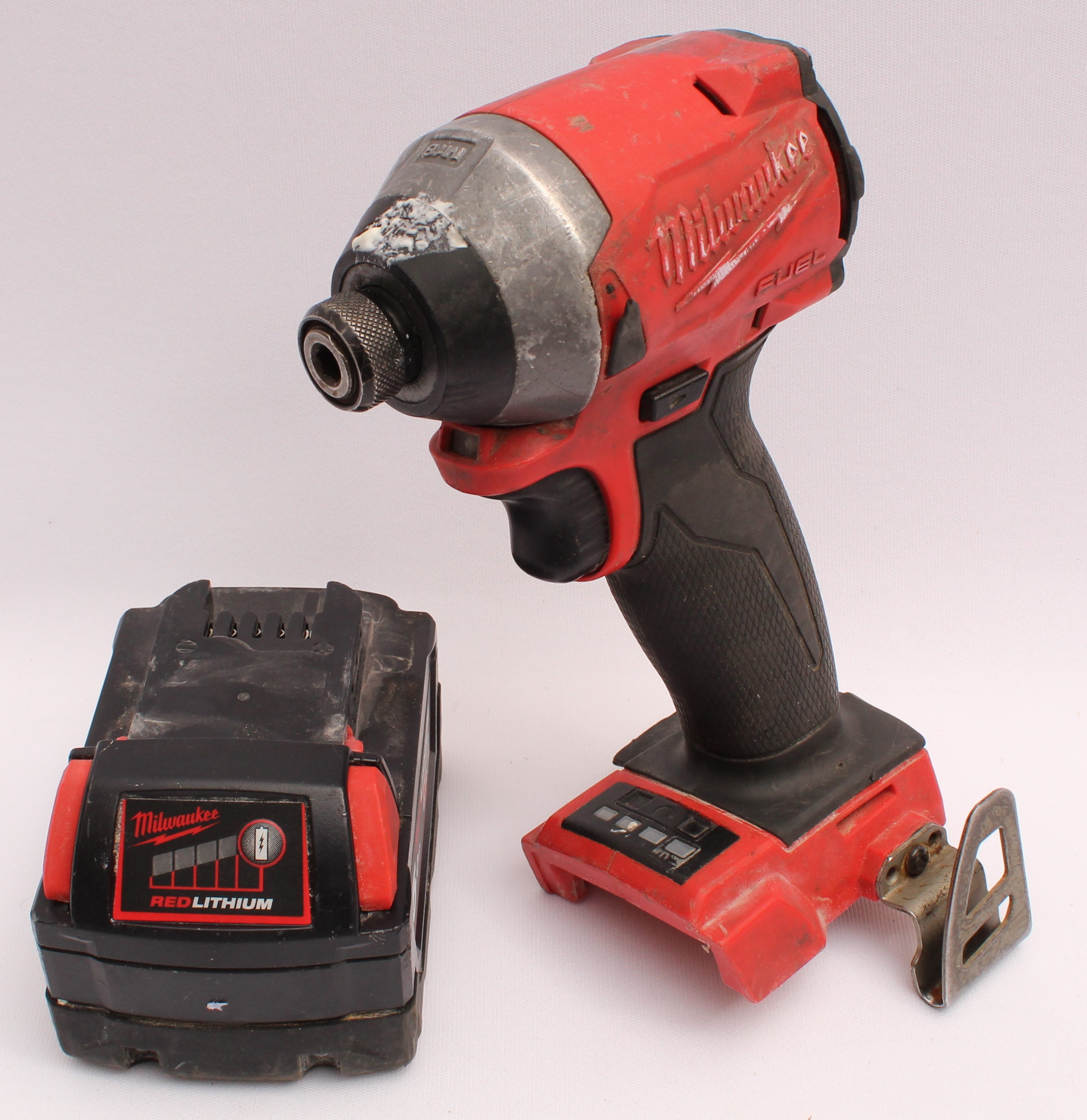 Product photo for Milwaukee M18 FID2 18V Cordless Impact Drill Driver & 5.0Ah Battery (U)