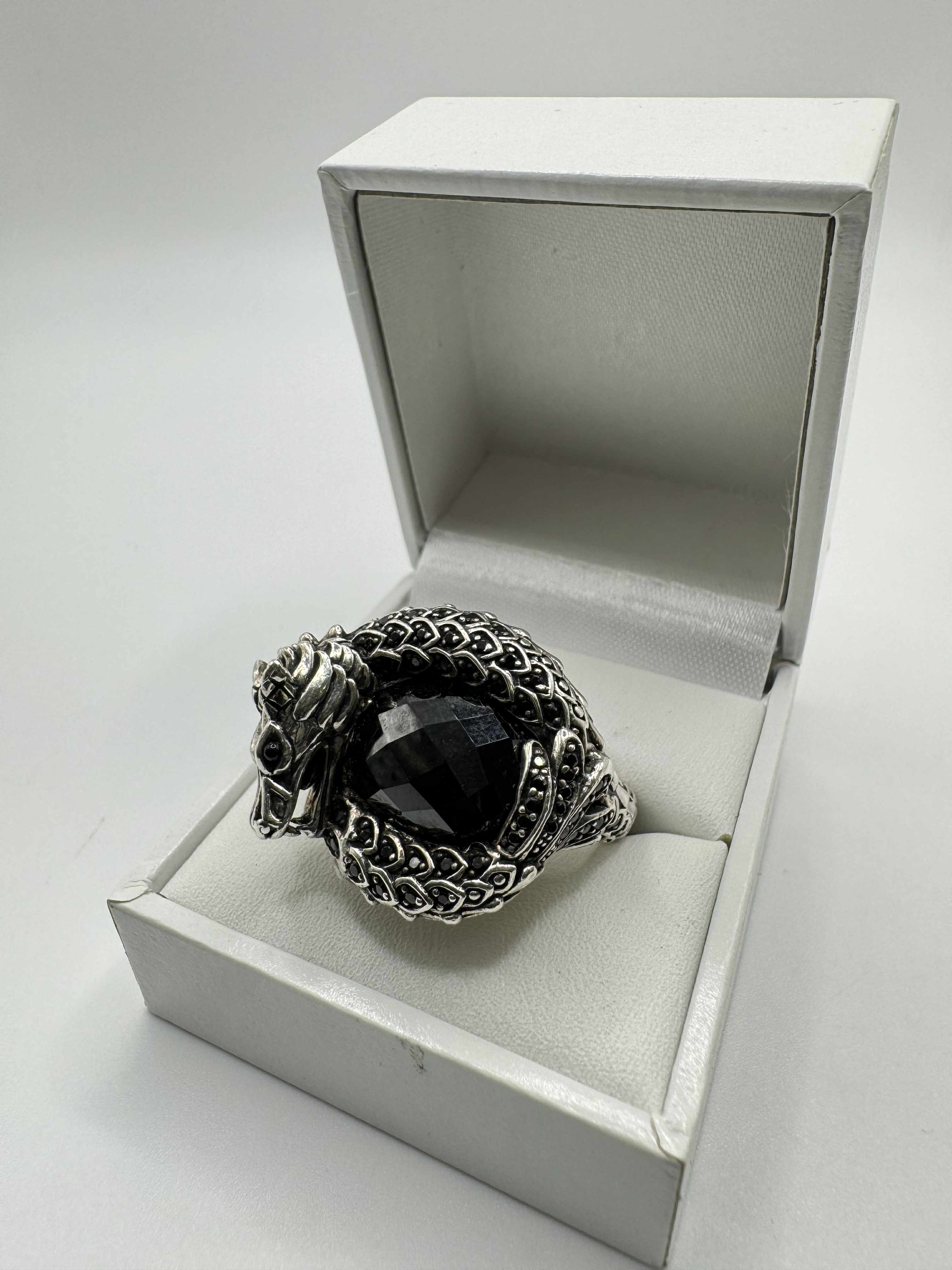 Product photo for Thomas Sabo Rebel at Heart Silver Dragon Ring