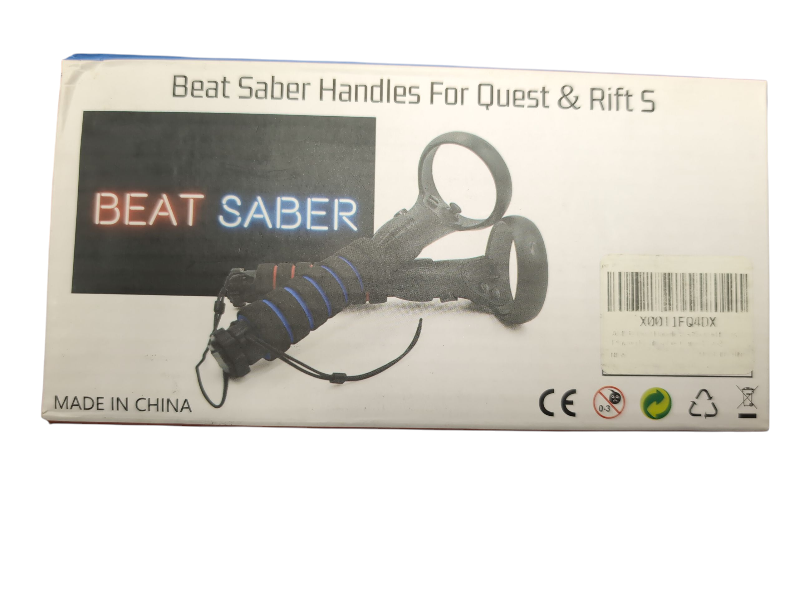Product photo for Amur Beat Saber Handles, for Quest and Rift S