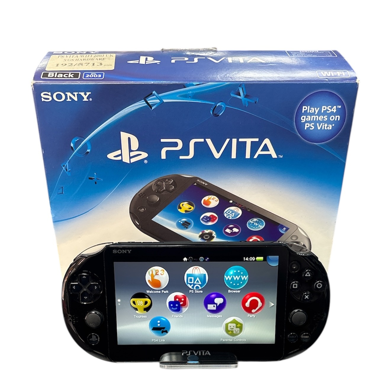 Product photo for Sony Playstation Vita Slim Console, Black Wifi, Boxed