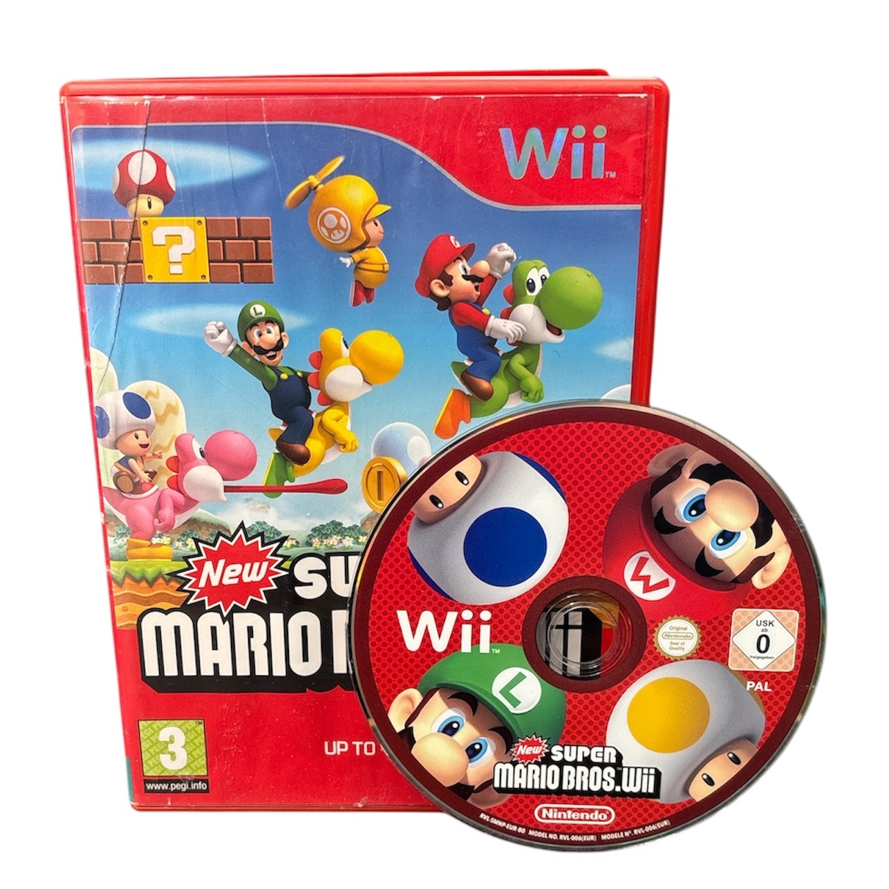 Product photo for New Super Mario Bros - Nintendo Wii Game (3)