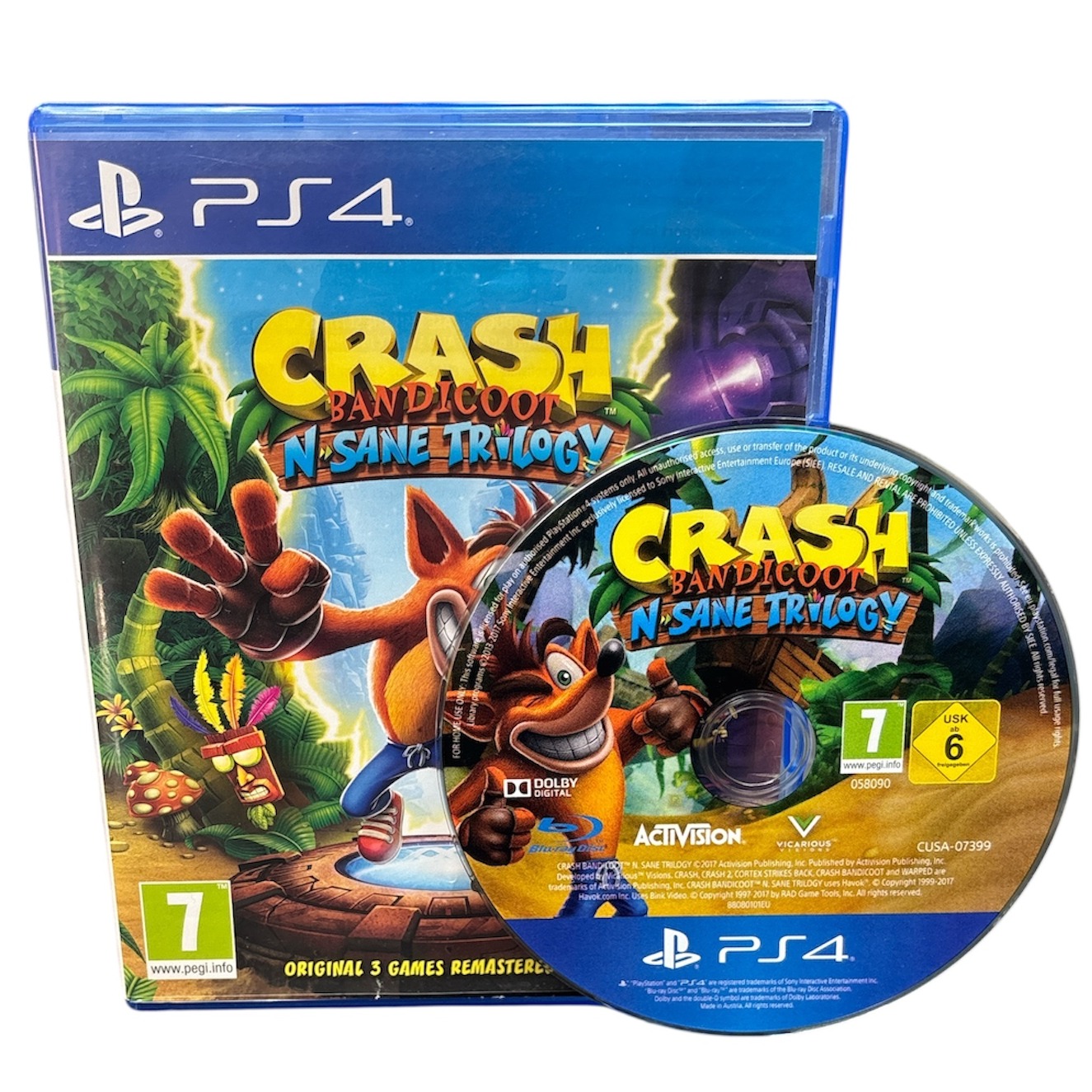 Product photo for Crash Bandicoot N. Sane Trilogy - PlayStation 4 Game (7)
