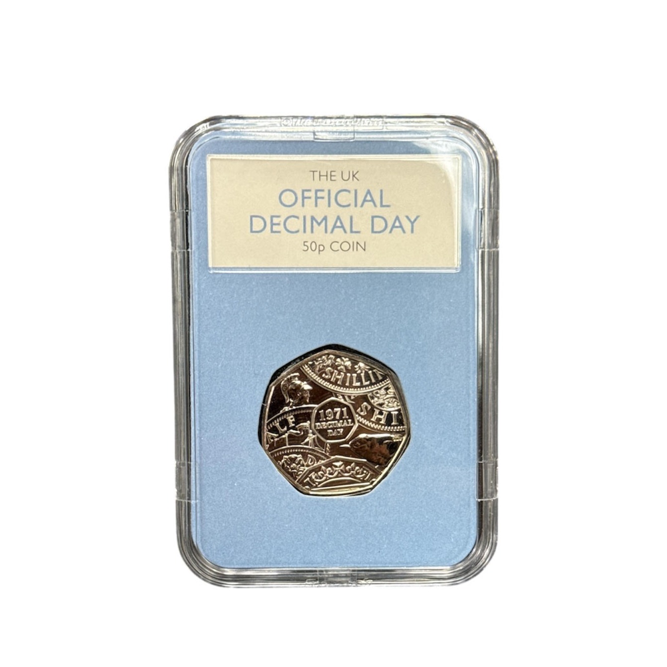 Product photo for 1791 Decimal Day 50P
