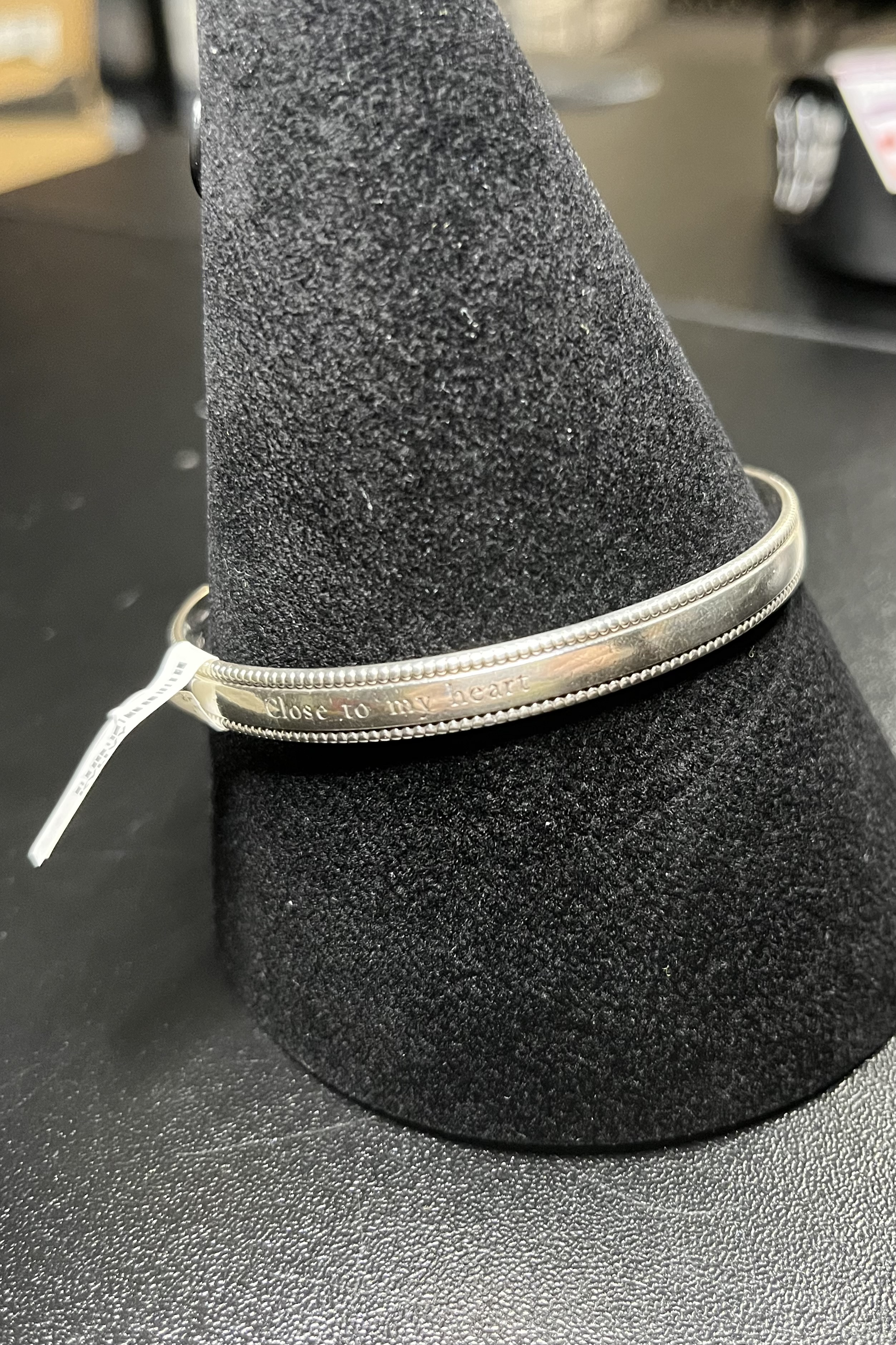 Product photo for Tiffany & Co. Sterling Silver “Close To My Heart” Bangle – Excellent condition