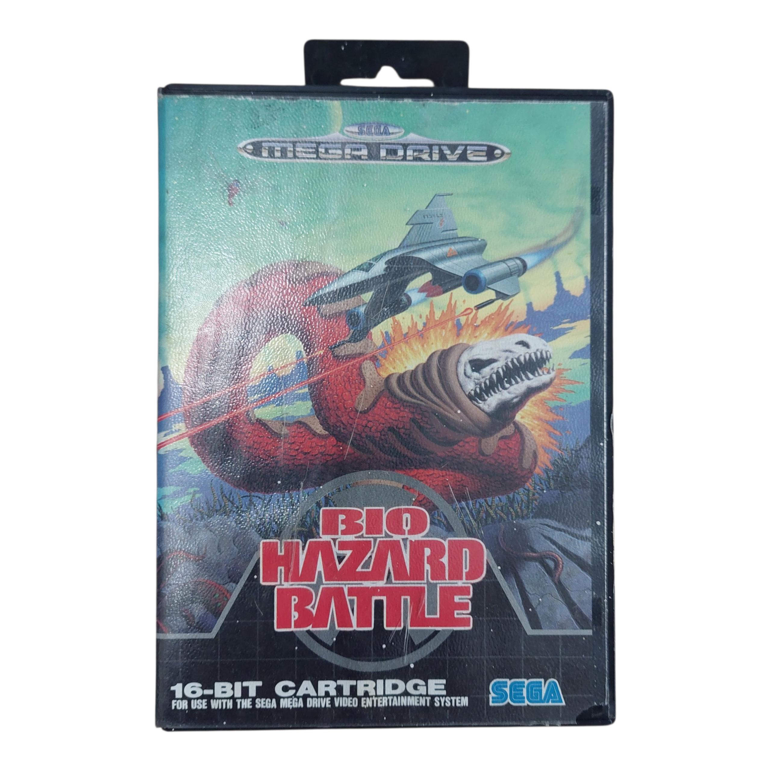 Product photo for Bio Hazard Battle Sega Mega Drive Cartridge + Box