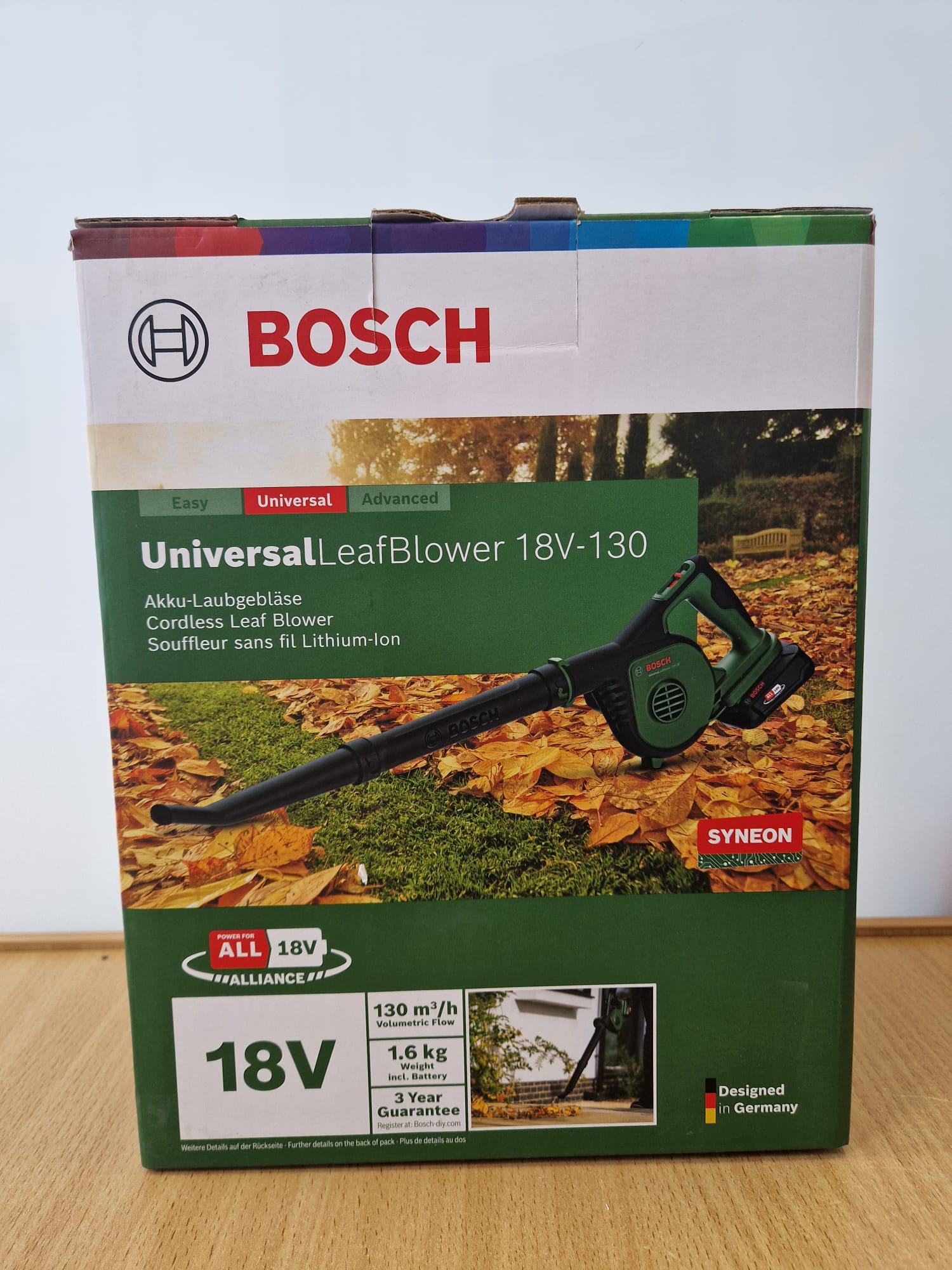Product photo for Bosch  Bosch Universal Leaf Blower 18V-130 + Battery & Charger - 12M Warranty Sealed