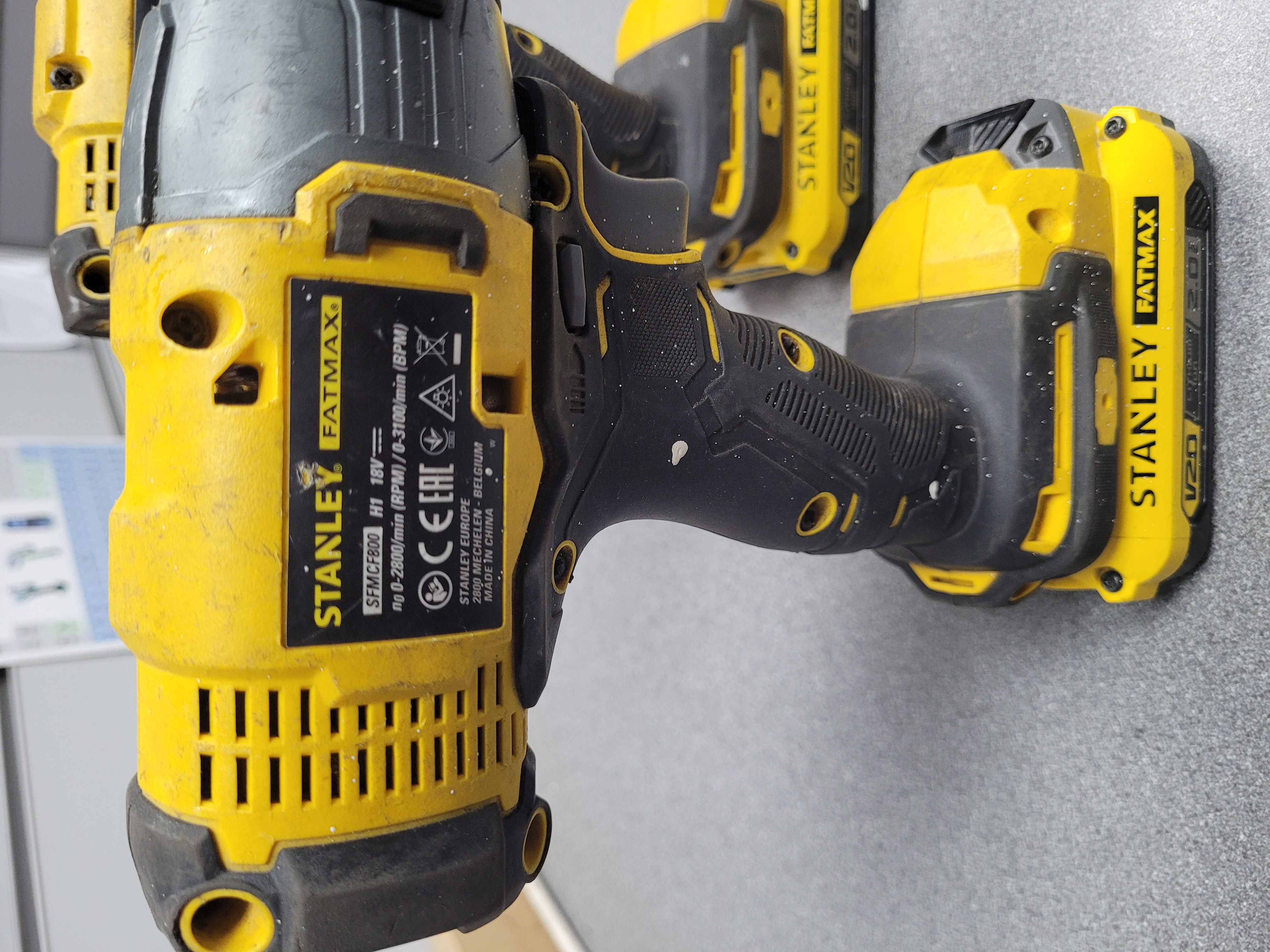 Product photo for Stanley Fatmax Drill Set SFMCD711 and SFMCF800