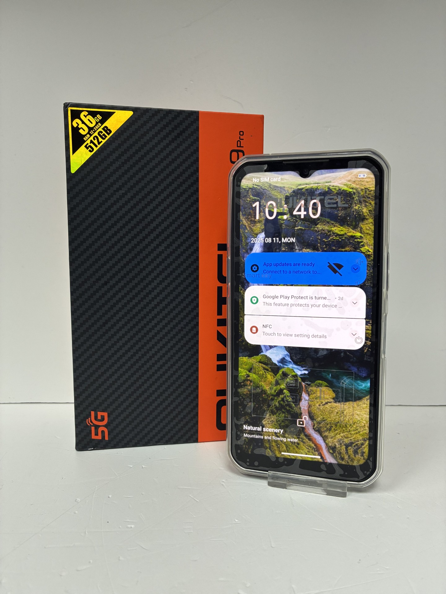 Product photo for oukitel wp39 pro 512gb black unlocked boxed