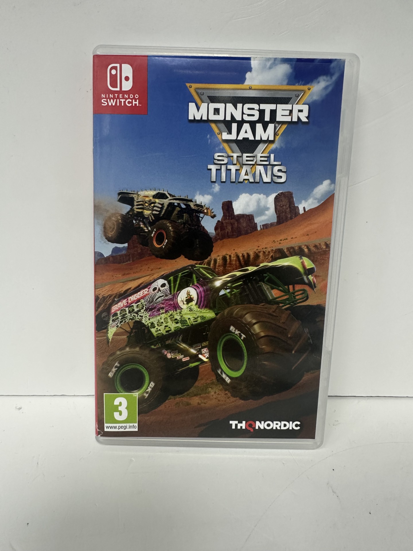 Product photo for monster jam steel titans switch games