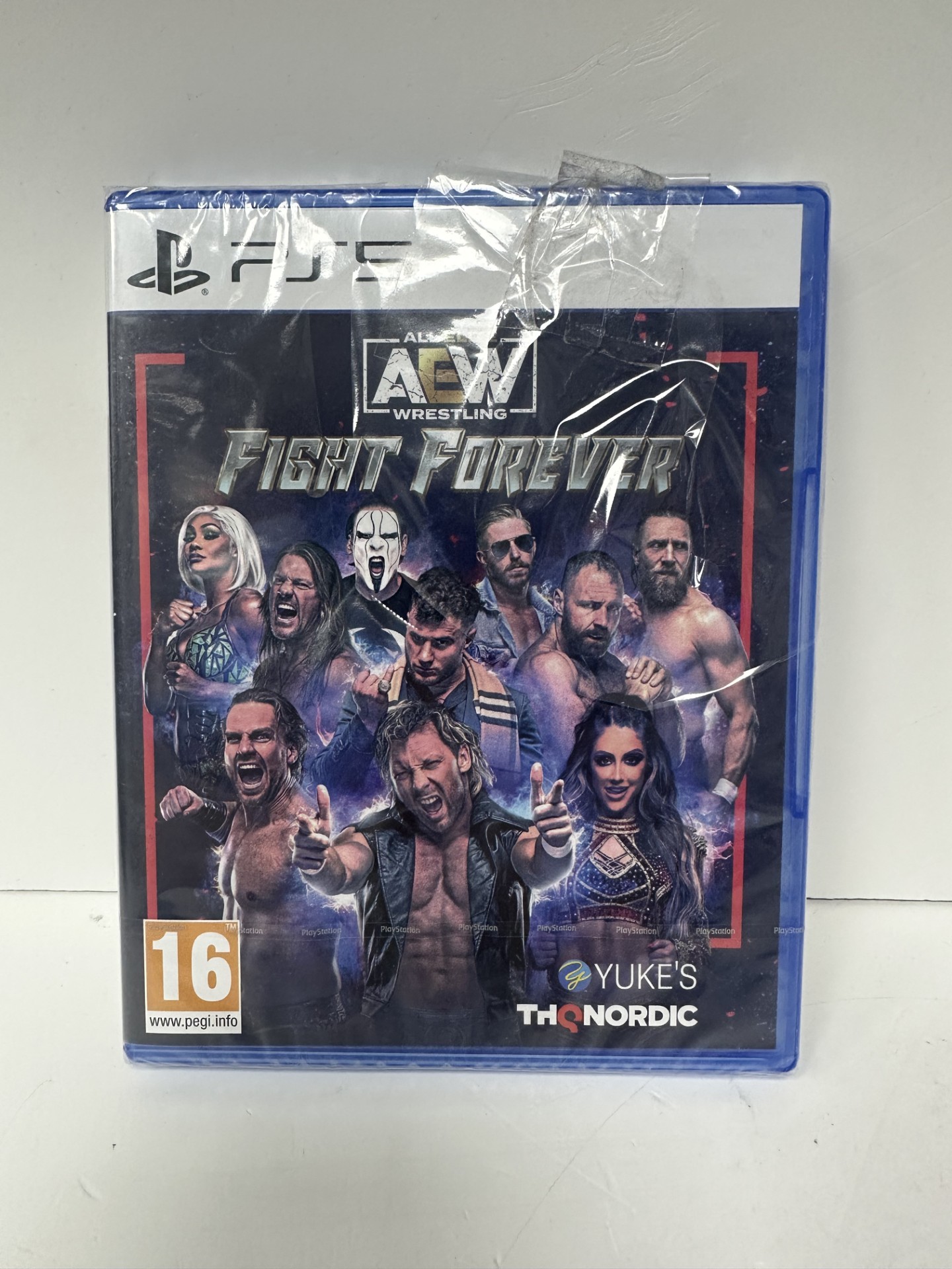 Product photo for all elite wrestling fight forever ps5 games sealed
