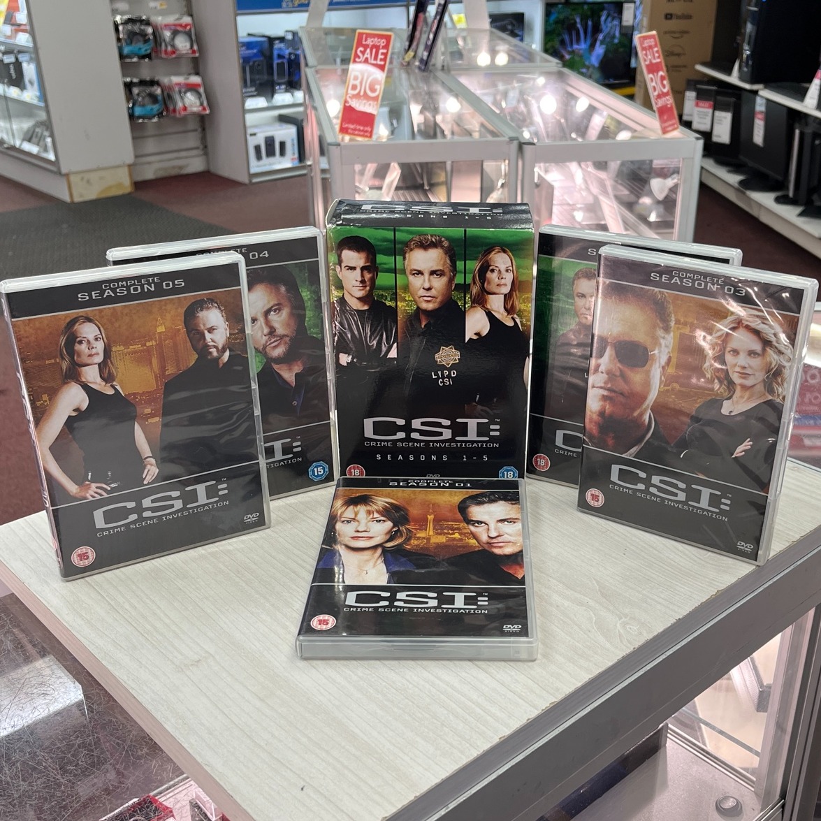 Product photo for CBS CSI Season 1-5