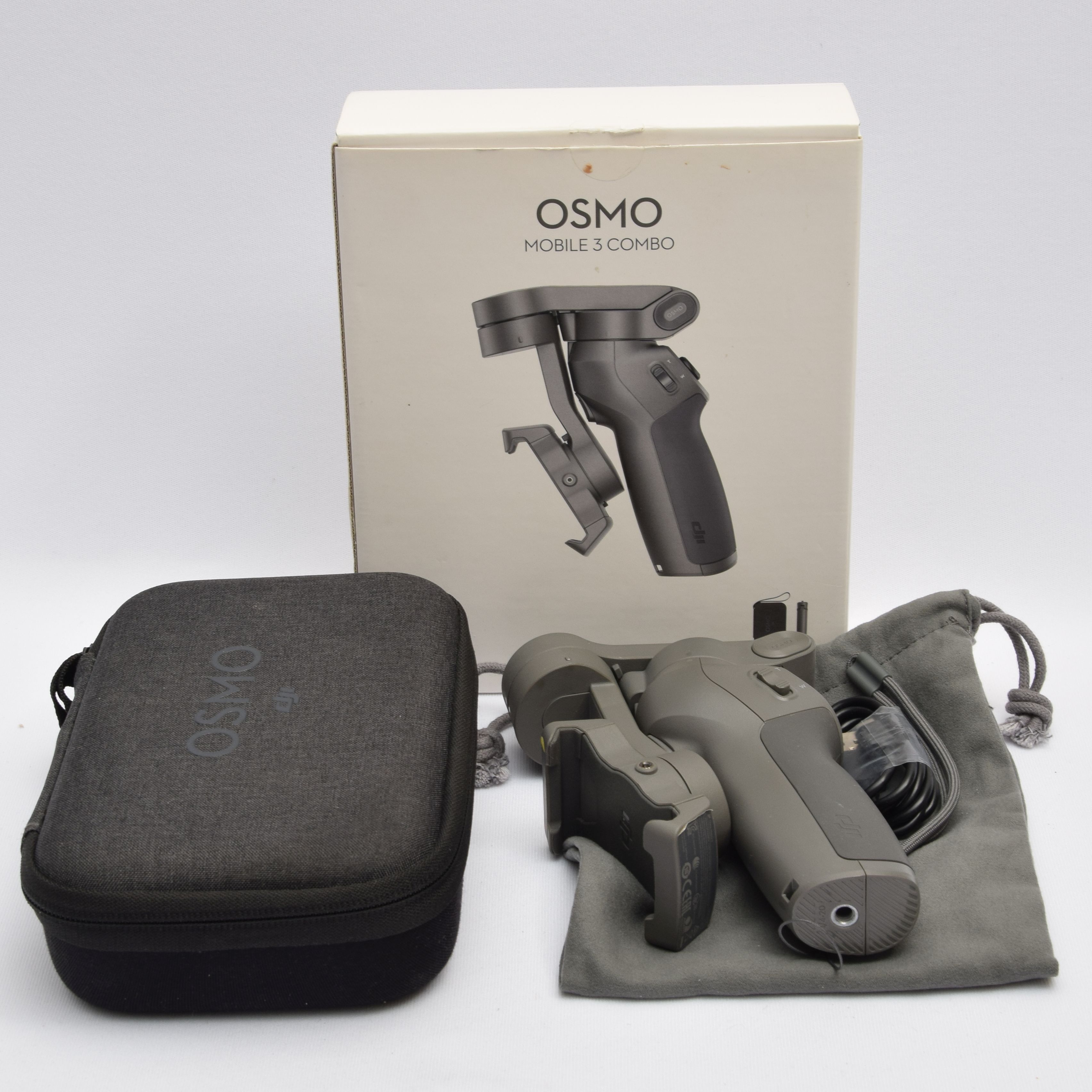 Product photo for DJI Osmo Mobile 3 Handheld Smartphone Smooth Video Gimbal Combo (U)