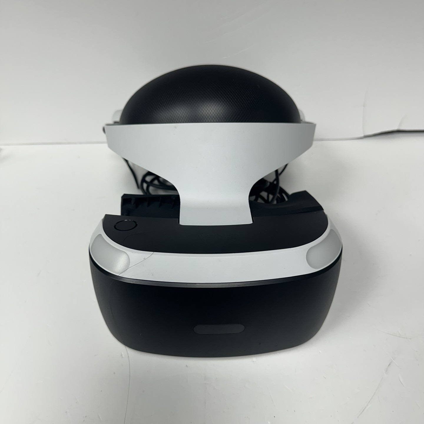 Product photo for ps4 vr headset with wires white unboxed