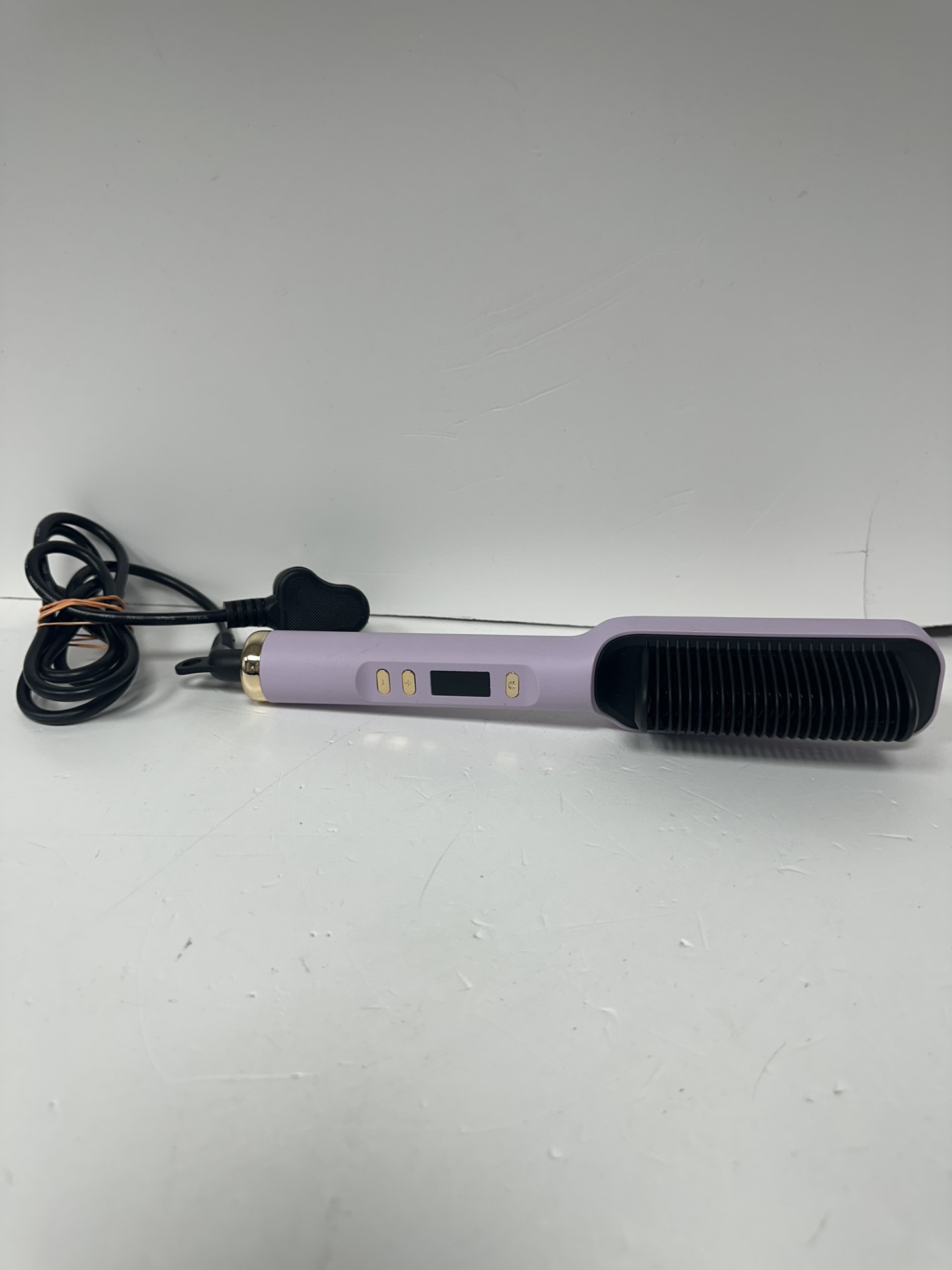 Product photo for unbranded straightening comb purple unboxed