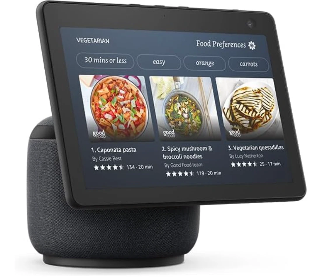 Product photo for ECHO SHOW 10 ALEXA AMAZON SMART SPEAKER SCREEN