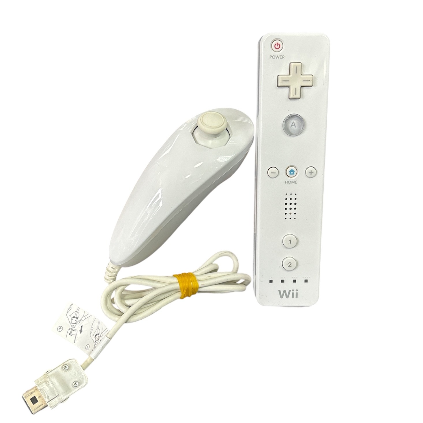 Product photo for Nintendo Wii Official Remote & Nunchuck