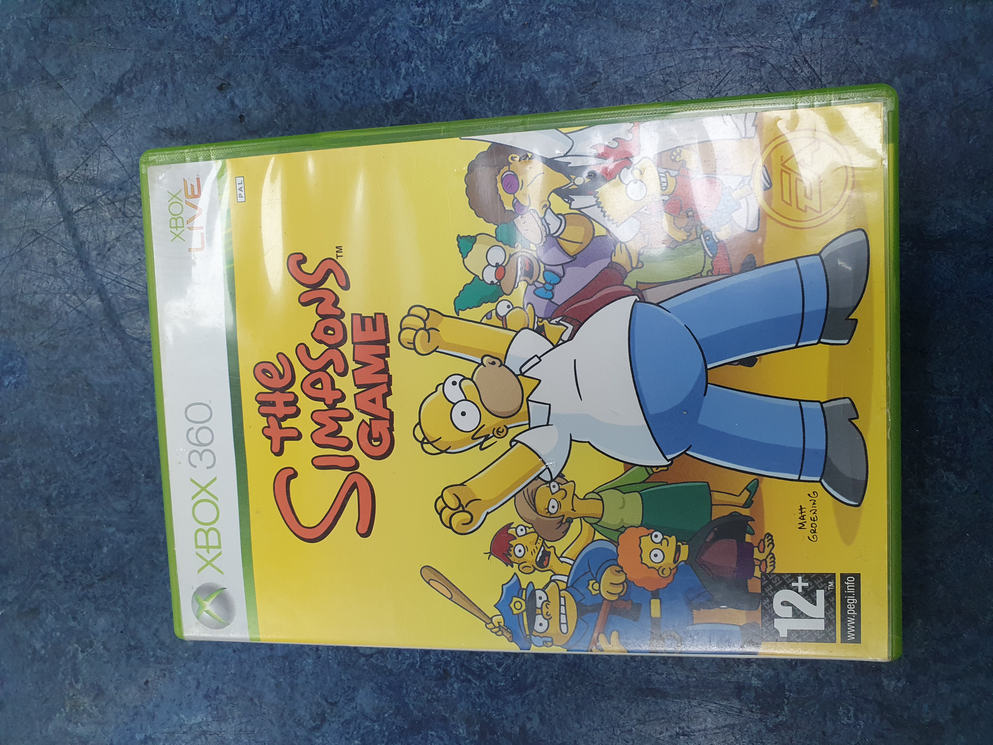 Product photo for Xbox 360 Xbox 360 game The Simpsons Game