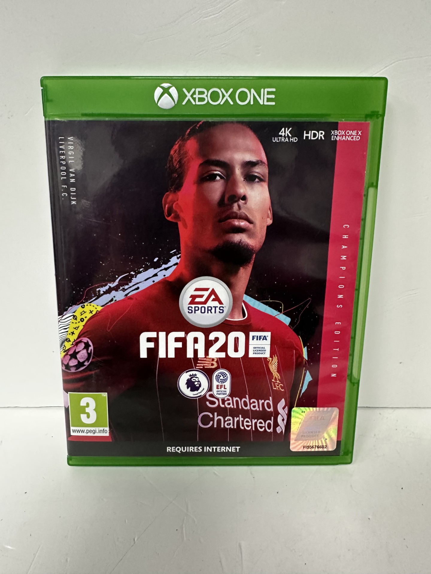 Product photo for fifa 20 xbox one game
