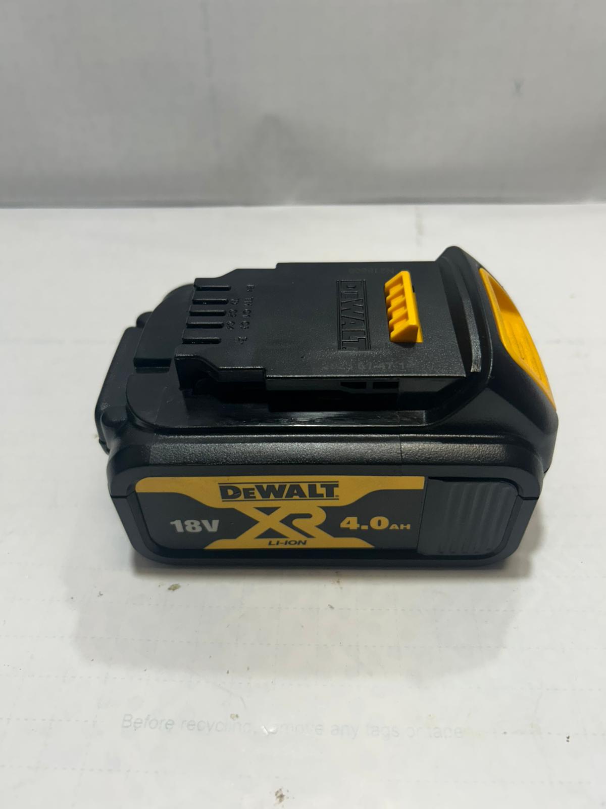 Product photo for DeWalt 18v 4.0ah Battery