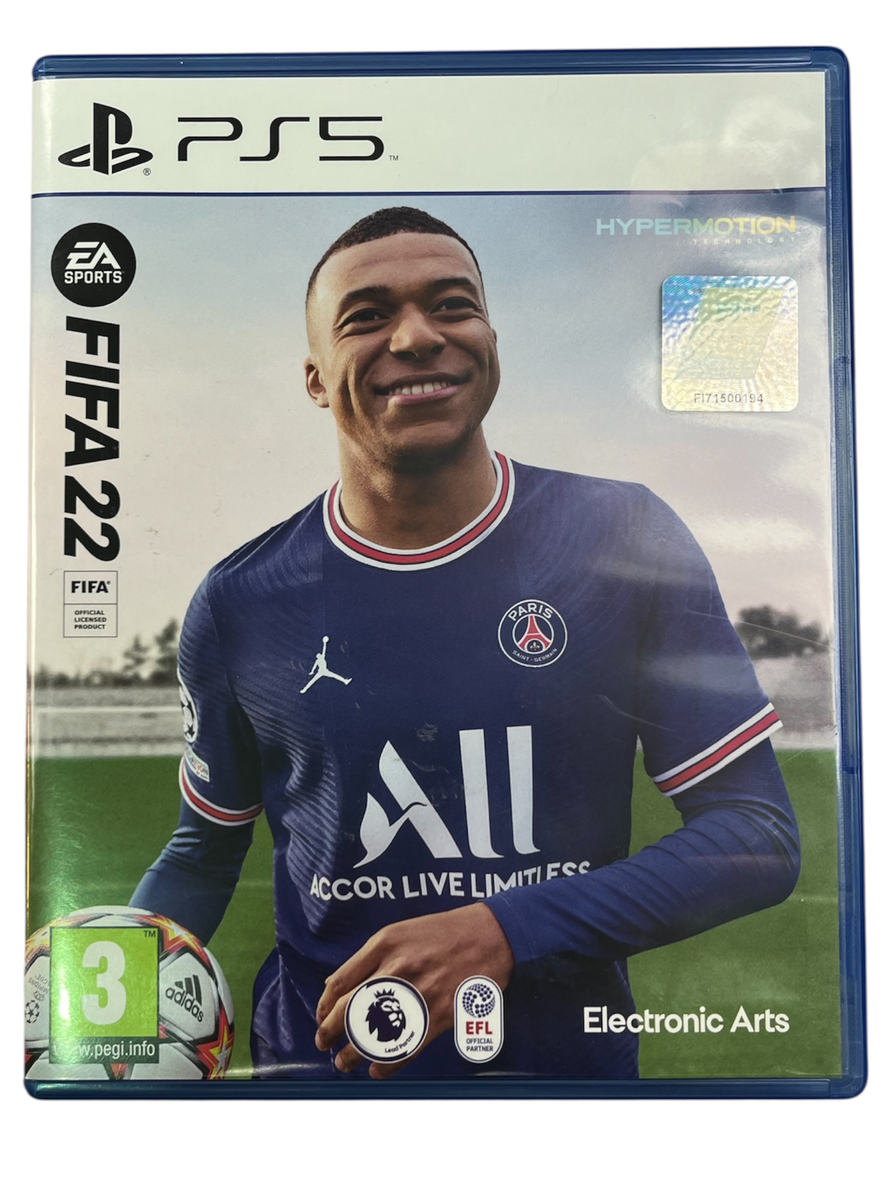 Product photo for Fifa 22 PS5