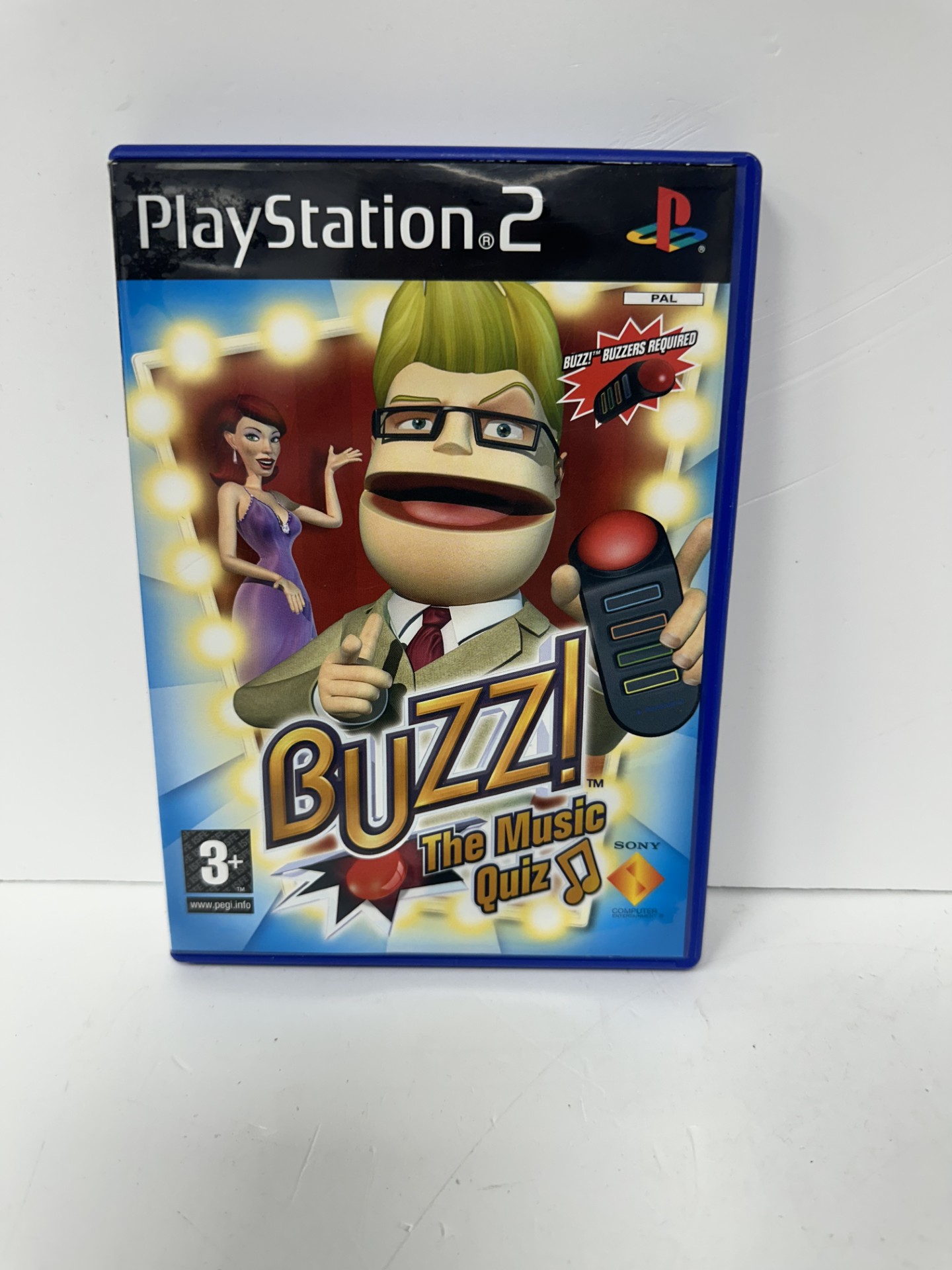 Product photo for buzz the music quiz ps2 games