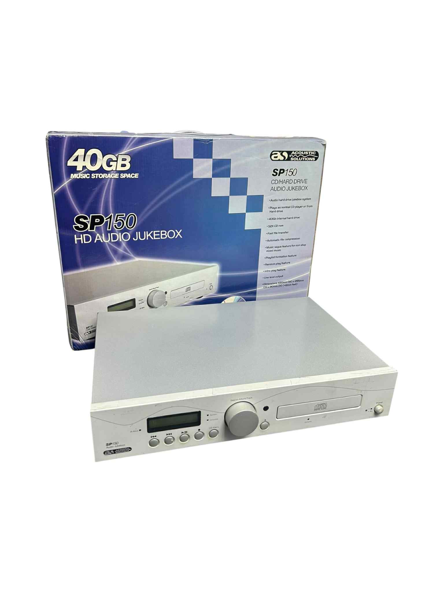 Product photo for Acoustic Solutions SP150 CD Jukebox Player Hi-Fi Separate